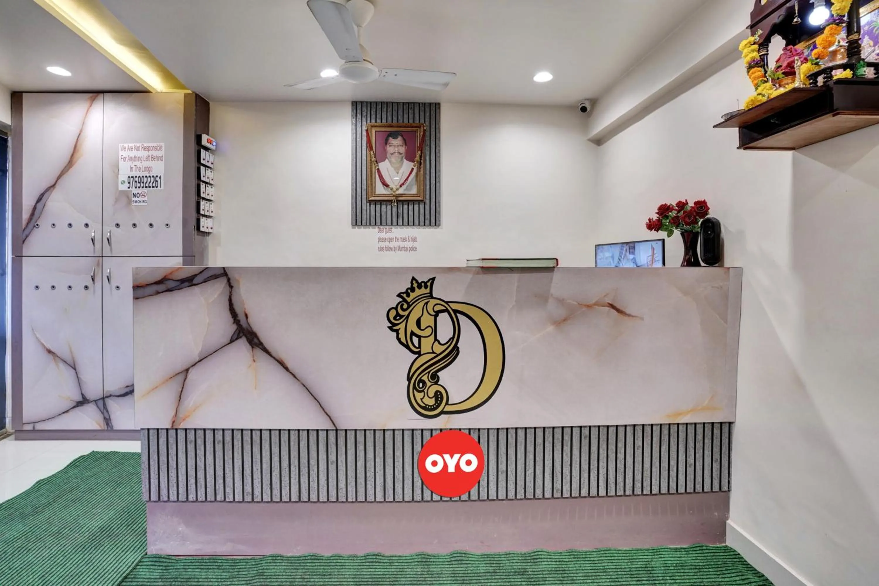 Lobby or reception in Hotel O Dhiman Residency