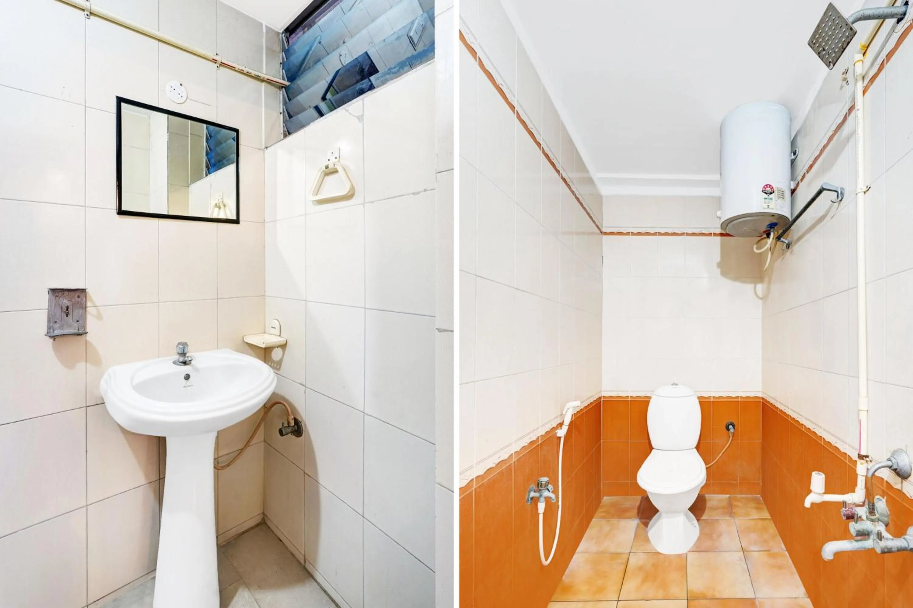 Bathroom in Super Hotel O Padmavathi Puram Near Railway Station