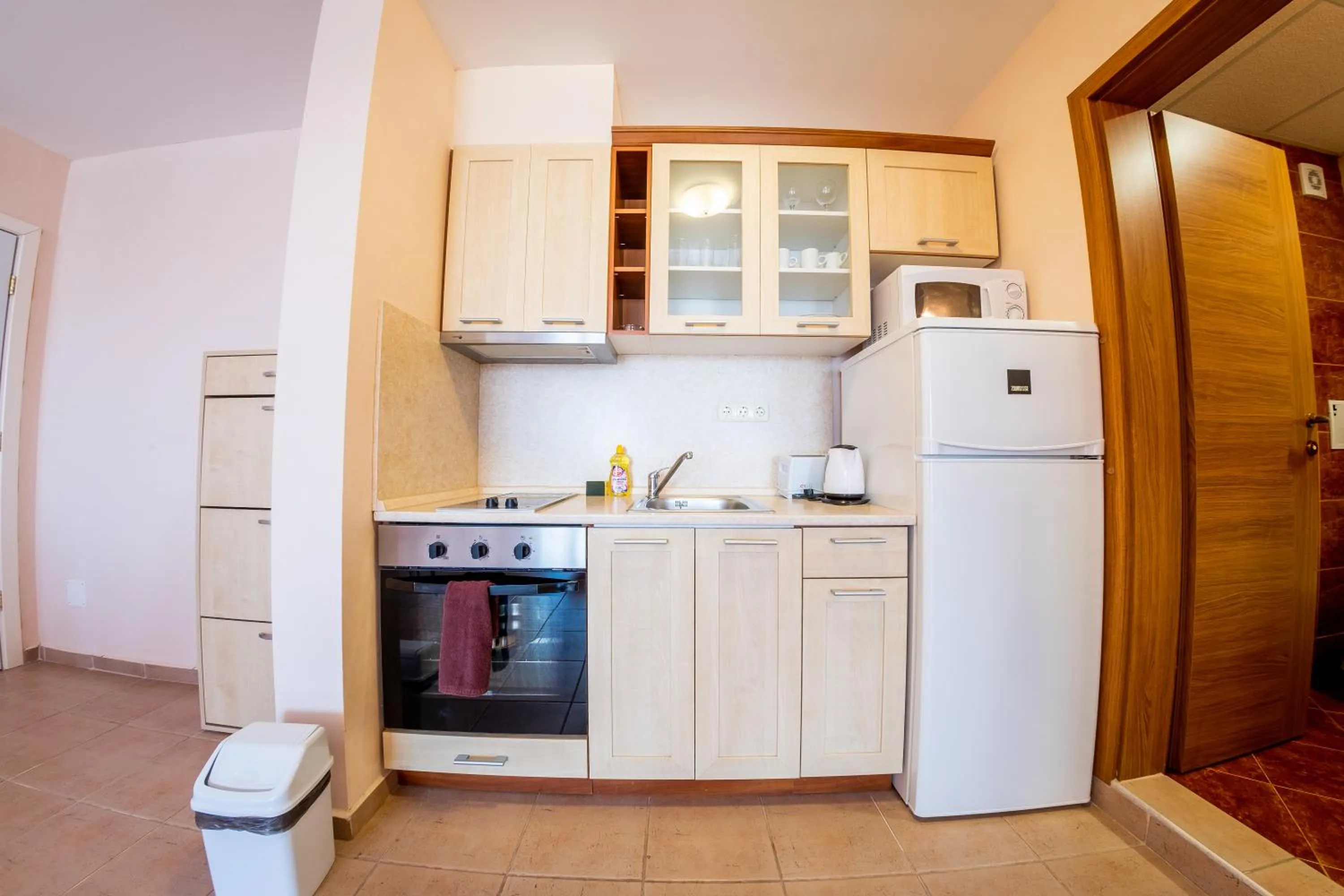 Kitchen or kitchenette in Prestige Sands Resort