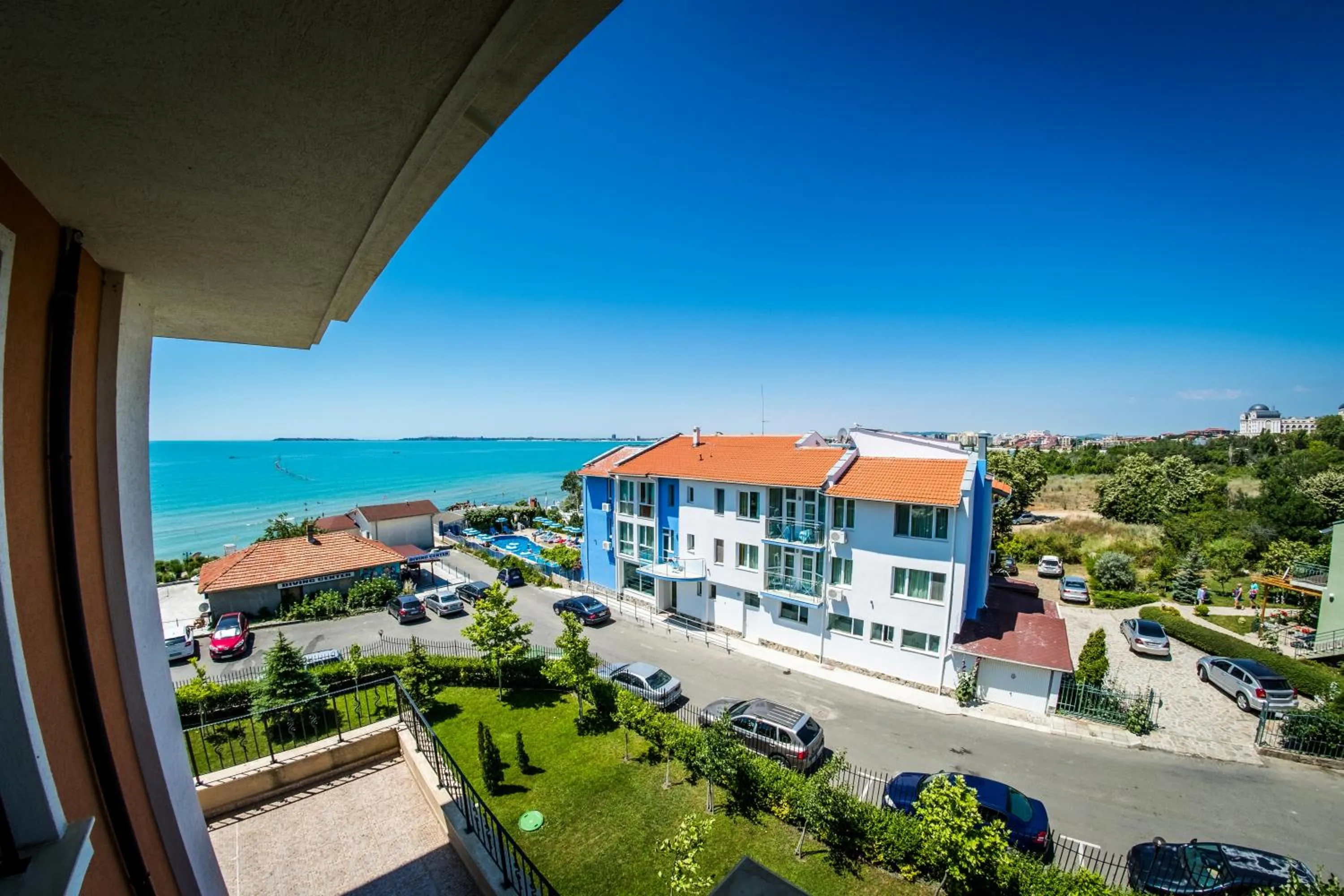 Quiet street view in Prestige Sands Resort