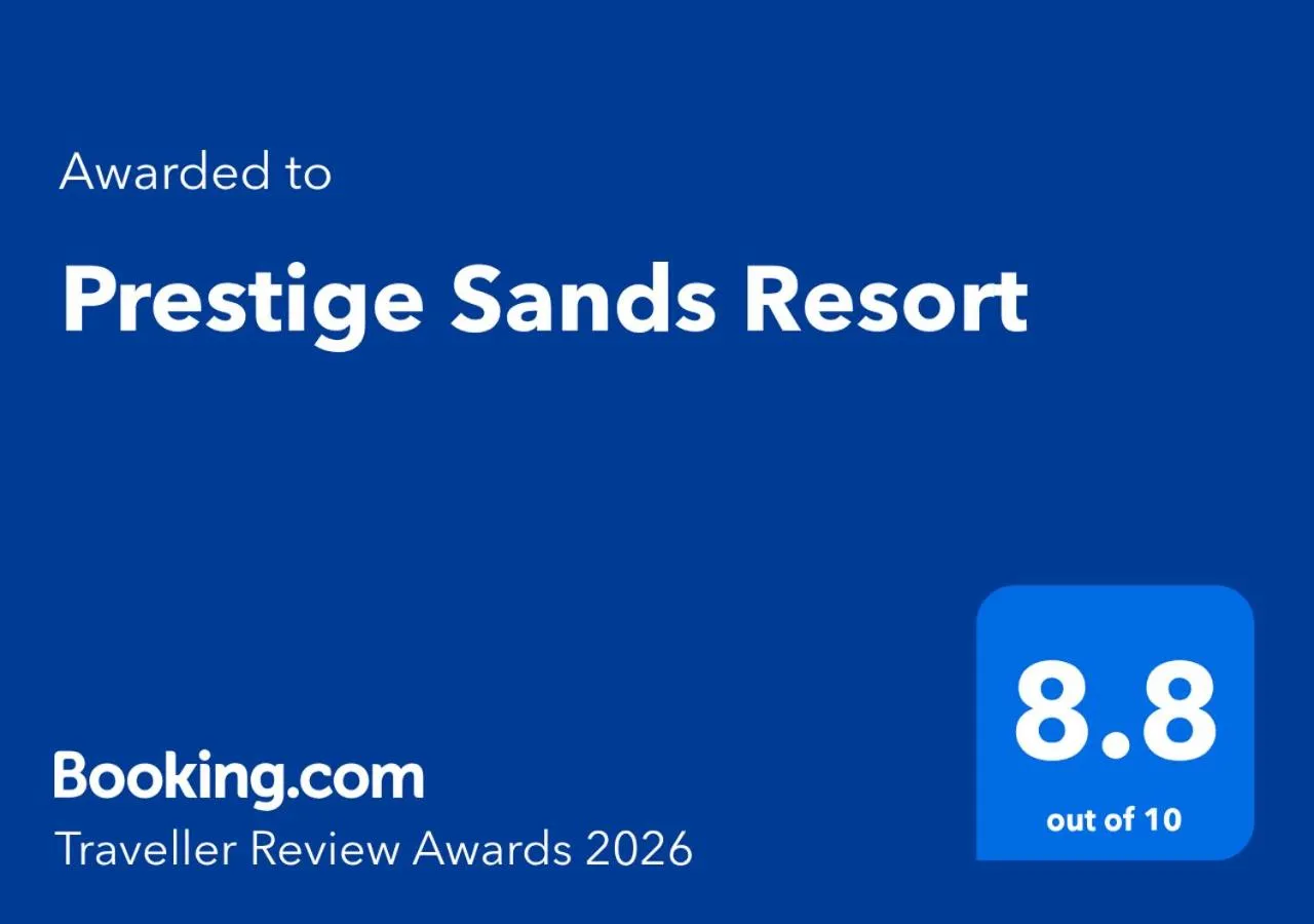 Certificate/Award in Prestige Sands Resort