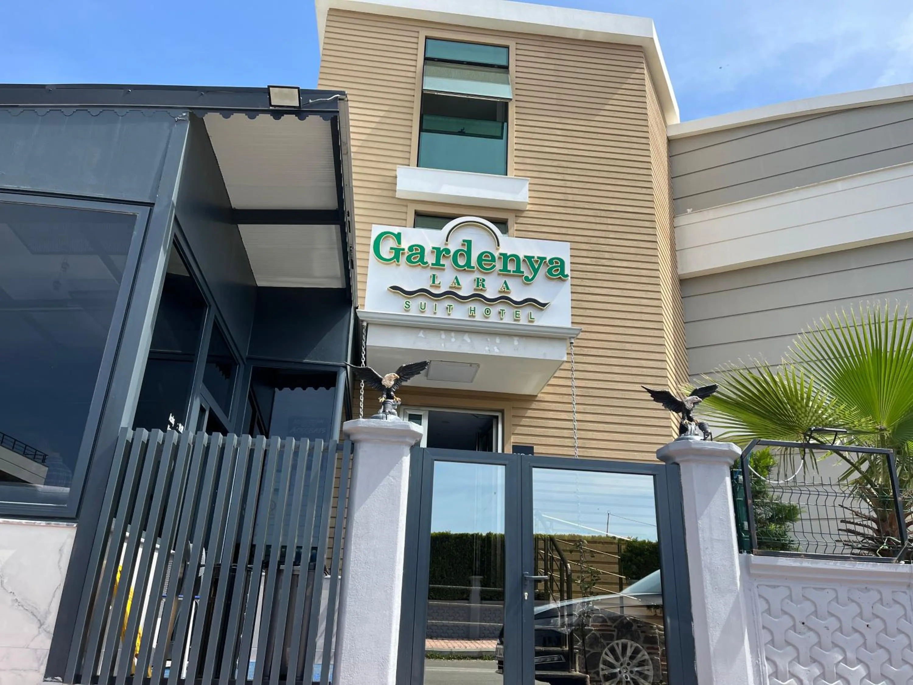 Property building in Gardenya Lara Suit Hotel