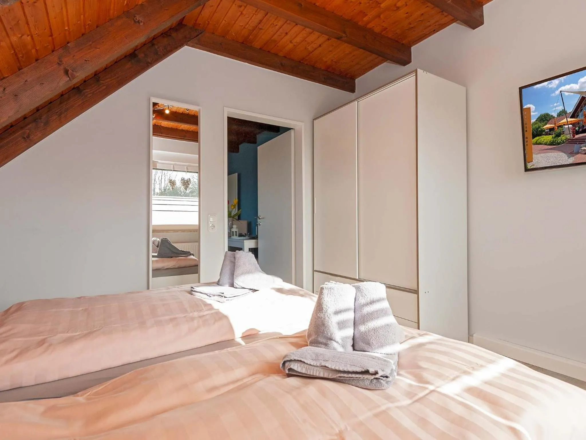 Bedroom, Bed in Ferienwohnanlage Lübben