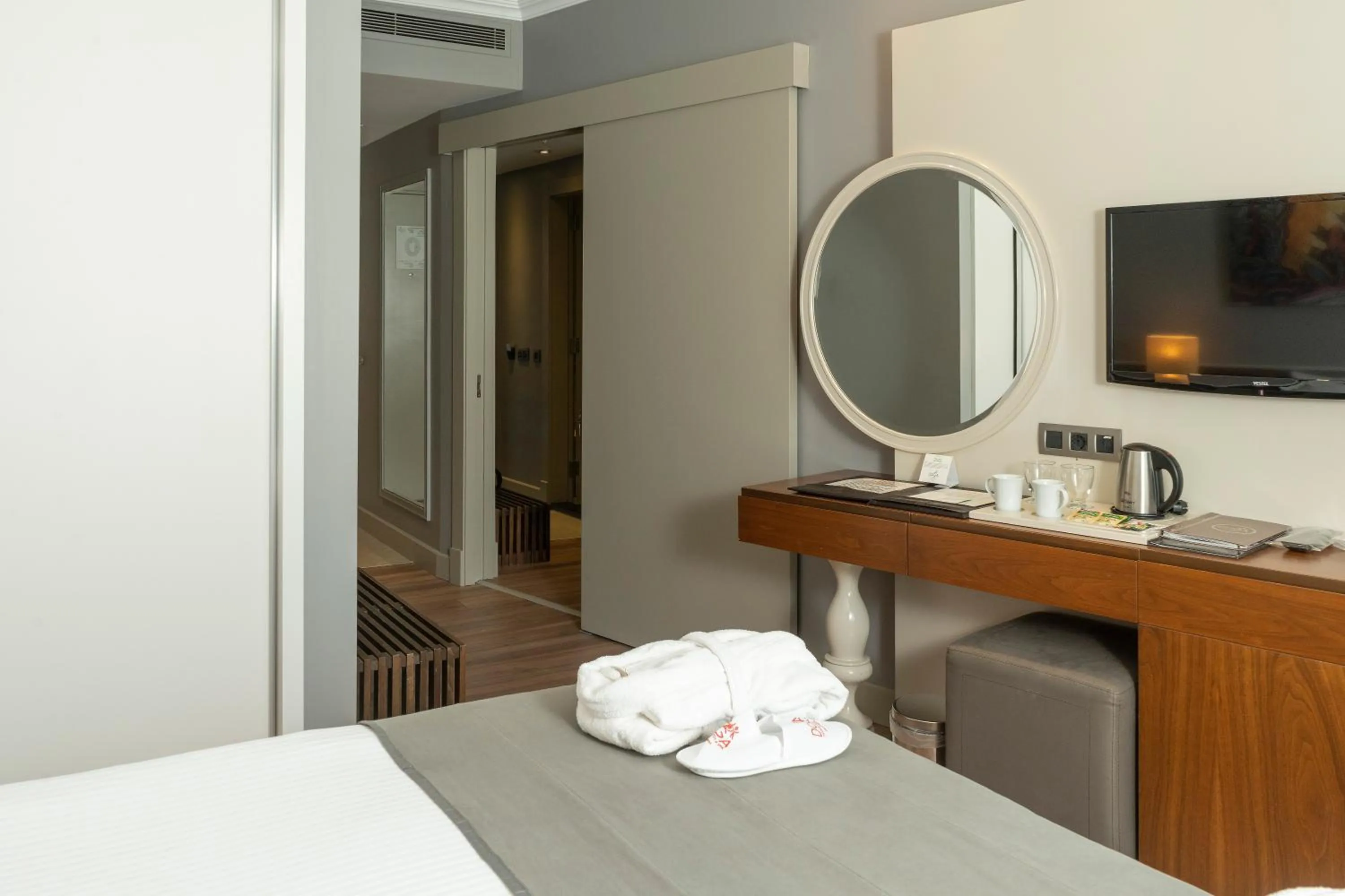 Bed in Doğa Thermal Health & Spa