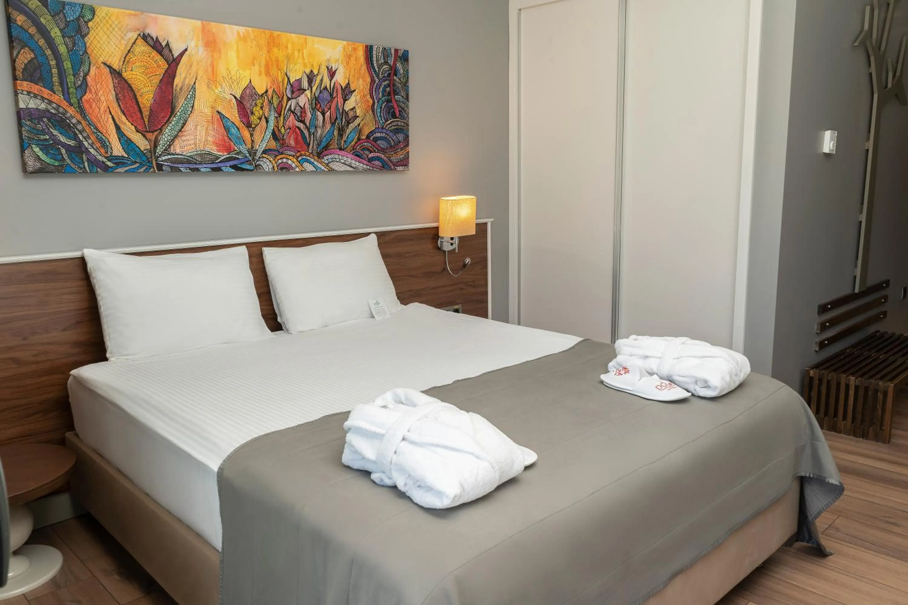 Bed in Doğa Thermal Health & Spa