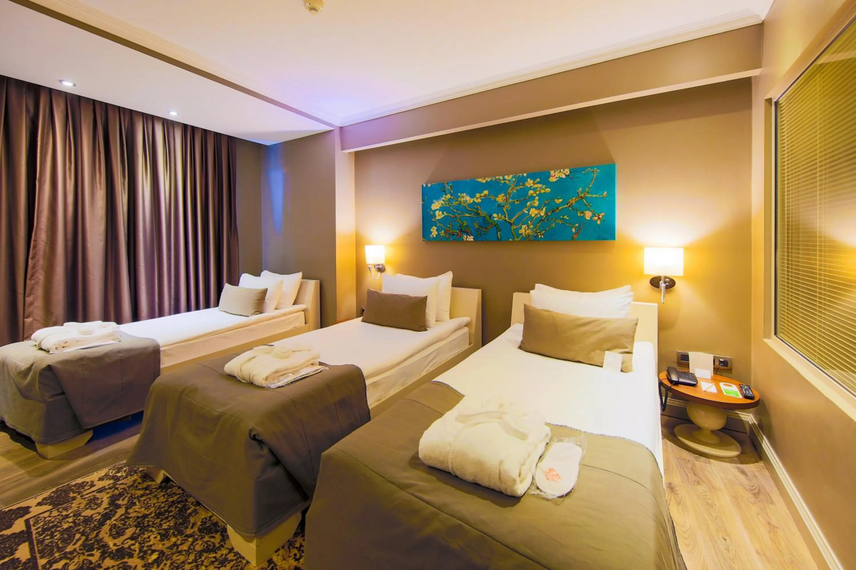 Bed in Doğa Thermal Health & Spa