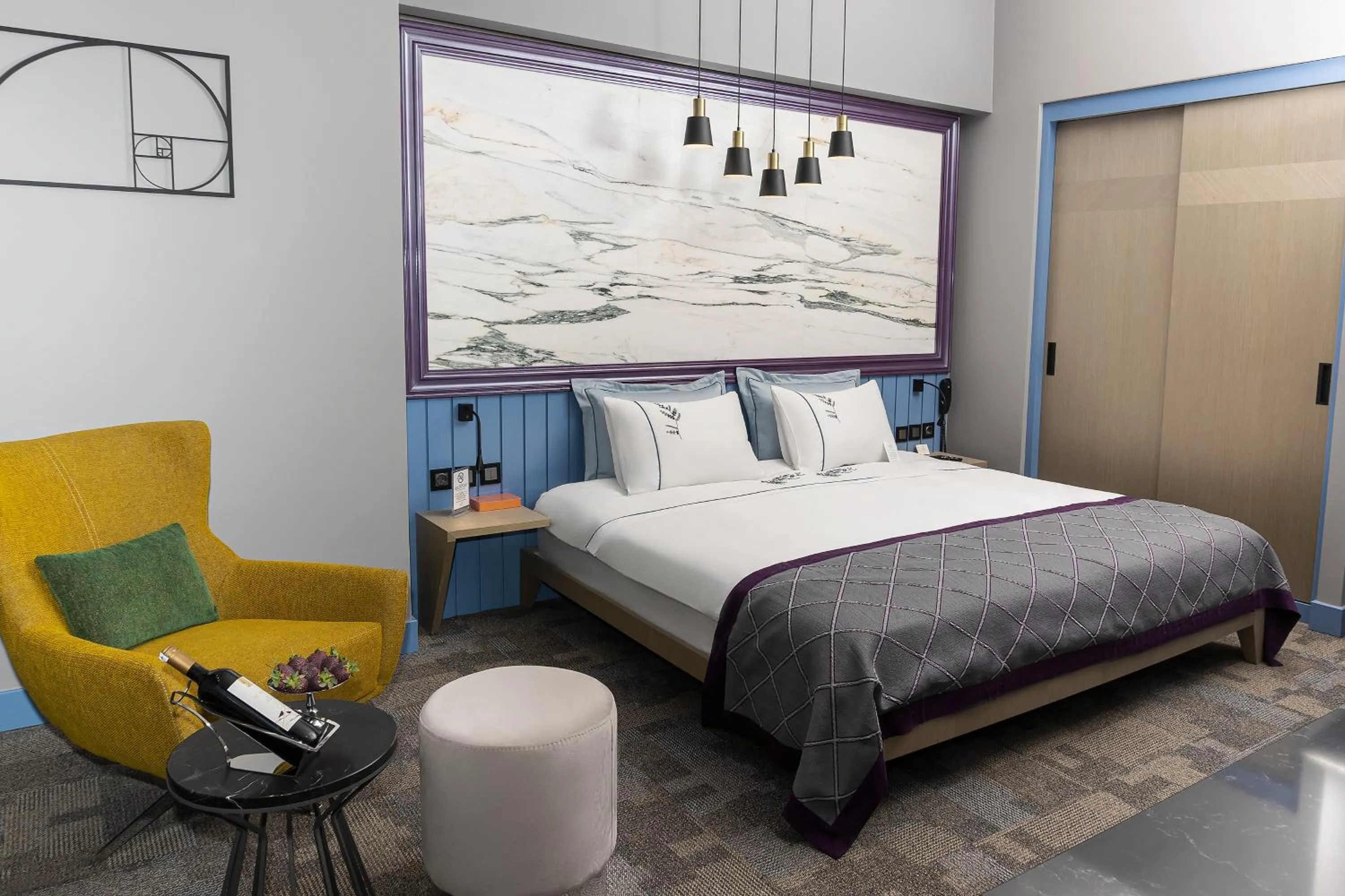 Bed in Doğa Thermal Health & Spa