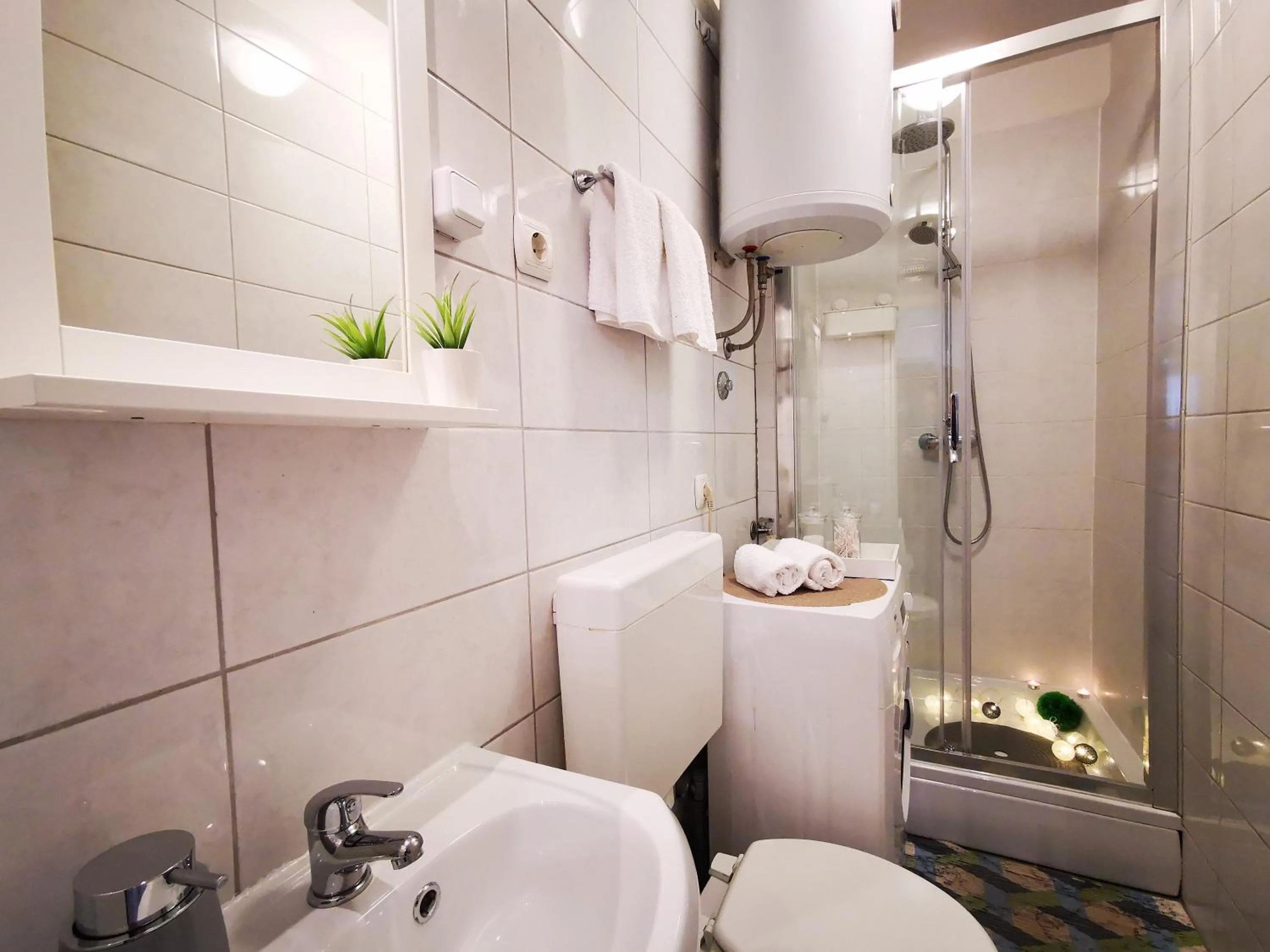 Shower in Apartment Herc
