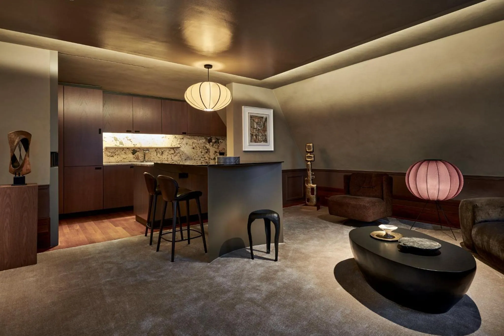 Seating area in De L’Europe Amsterdam – The Leading Hotels of the World