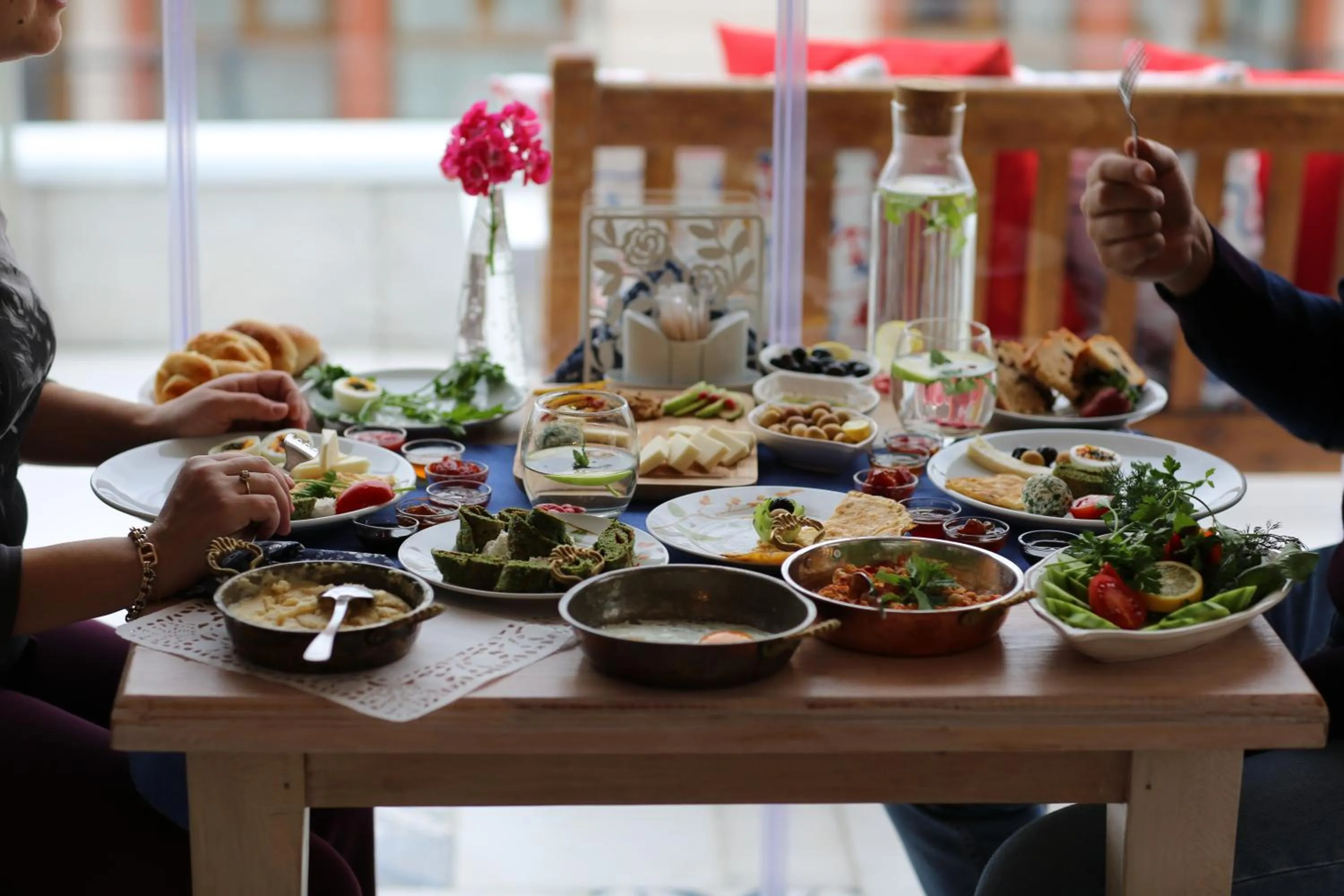 Asian breakfast in The City Residence Hotel