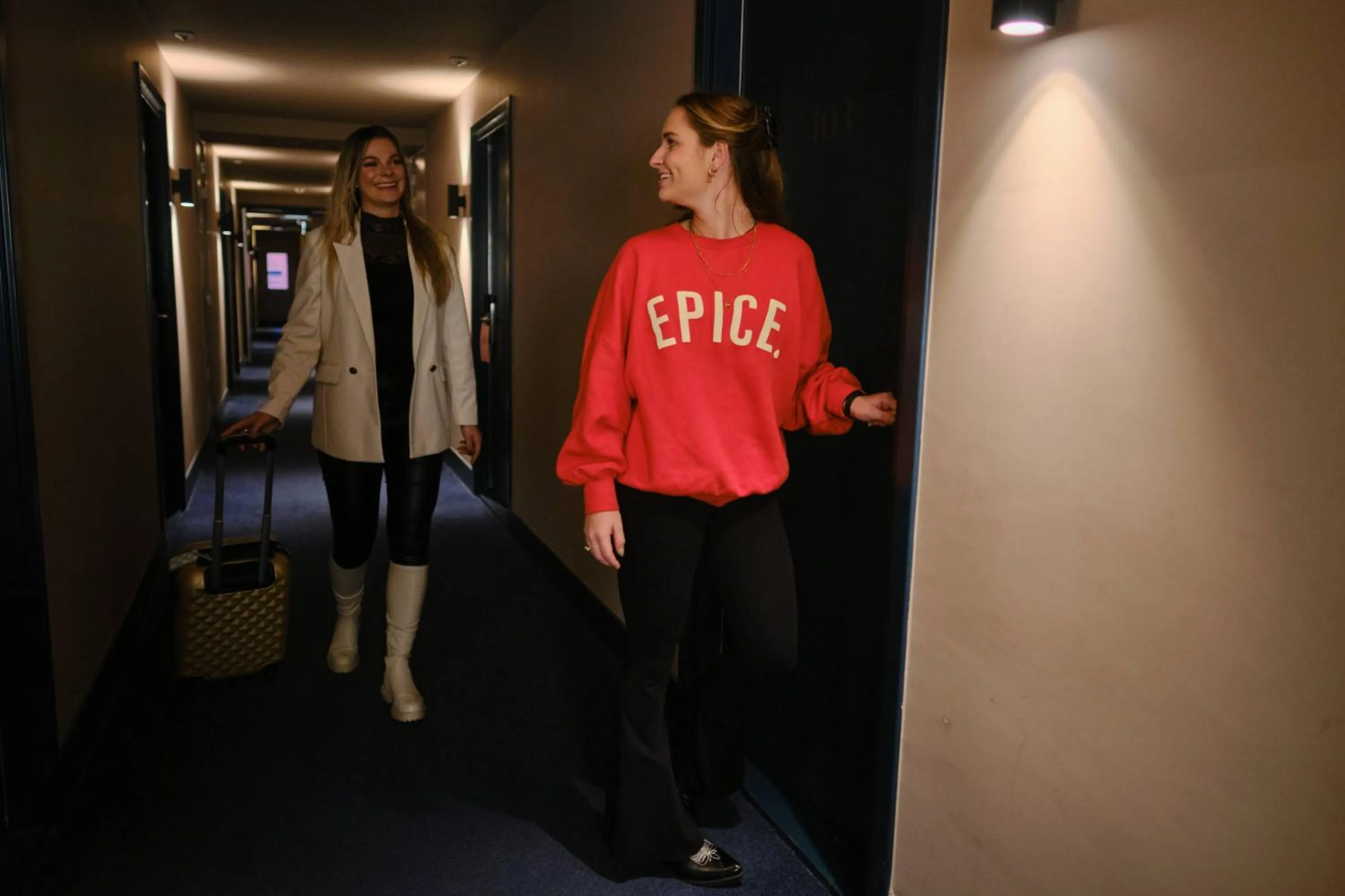 People in Hotel Halbert