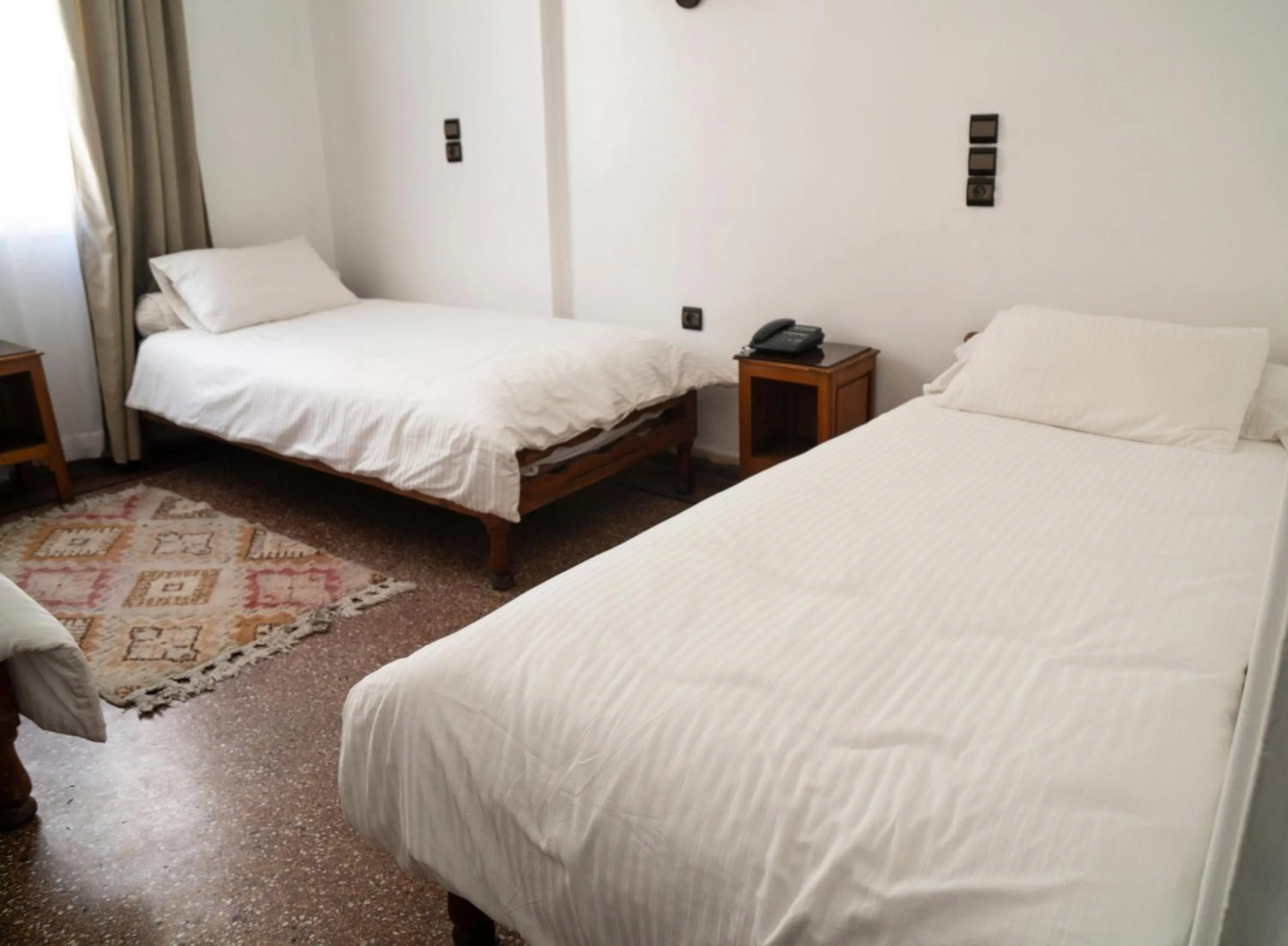 Bed in Hôtel Mauritania