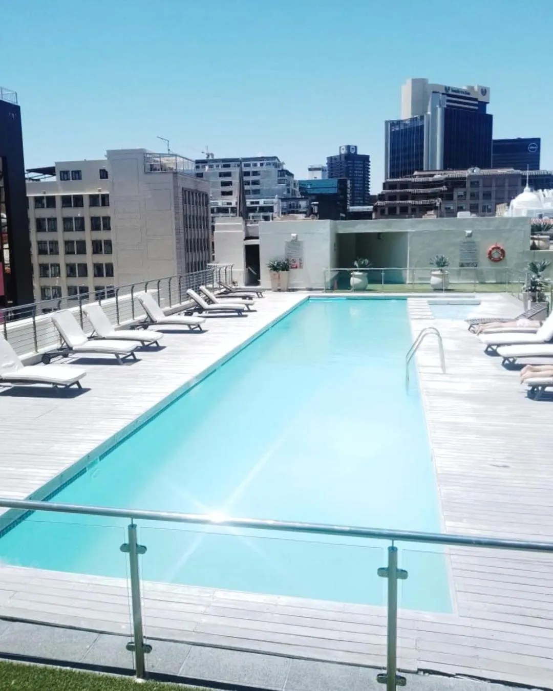 Pool view in Mandela Rhodes Place
