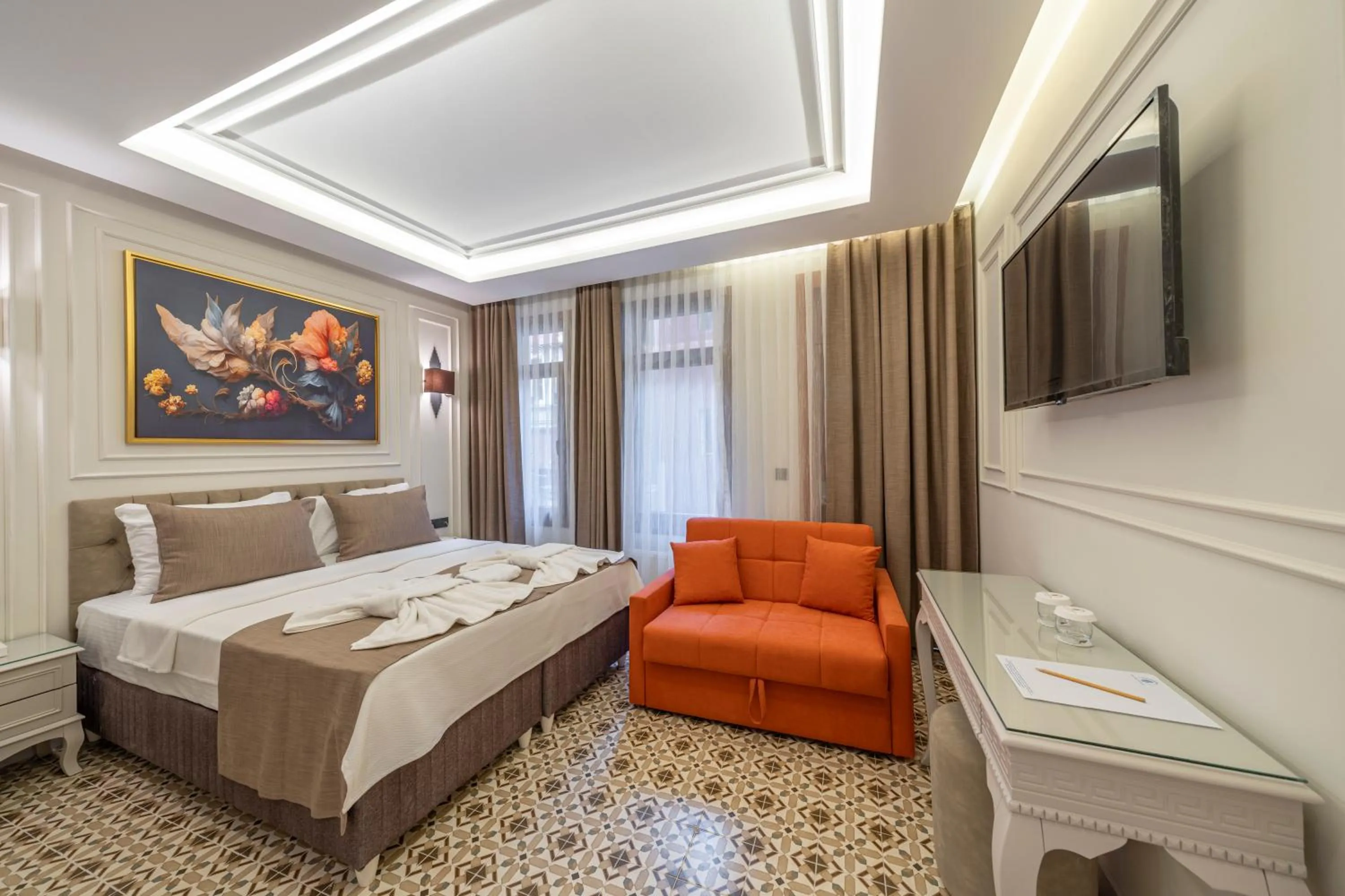 Bed in Pera Luna Premium Hotel
