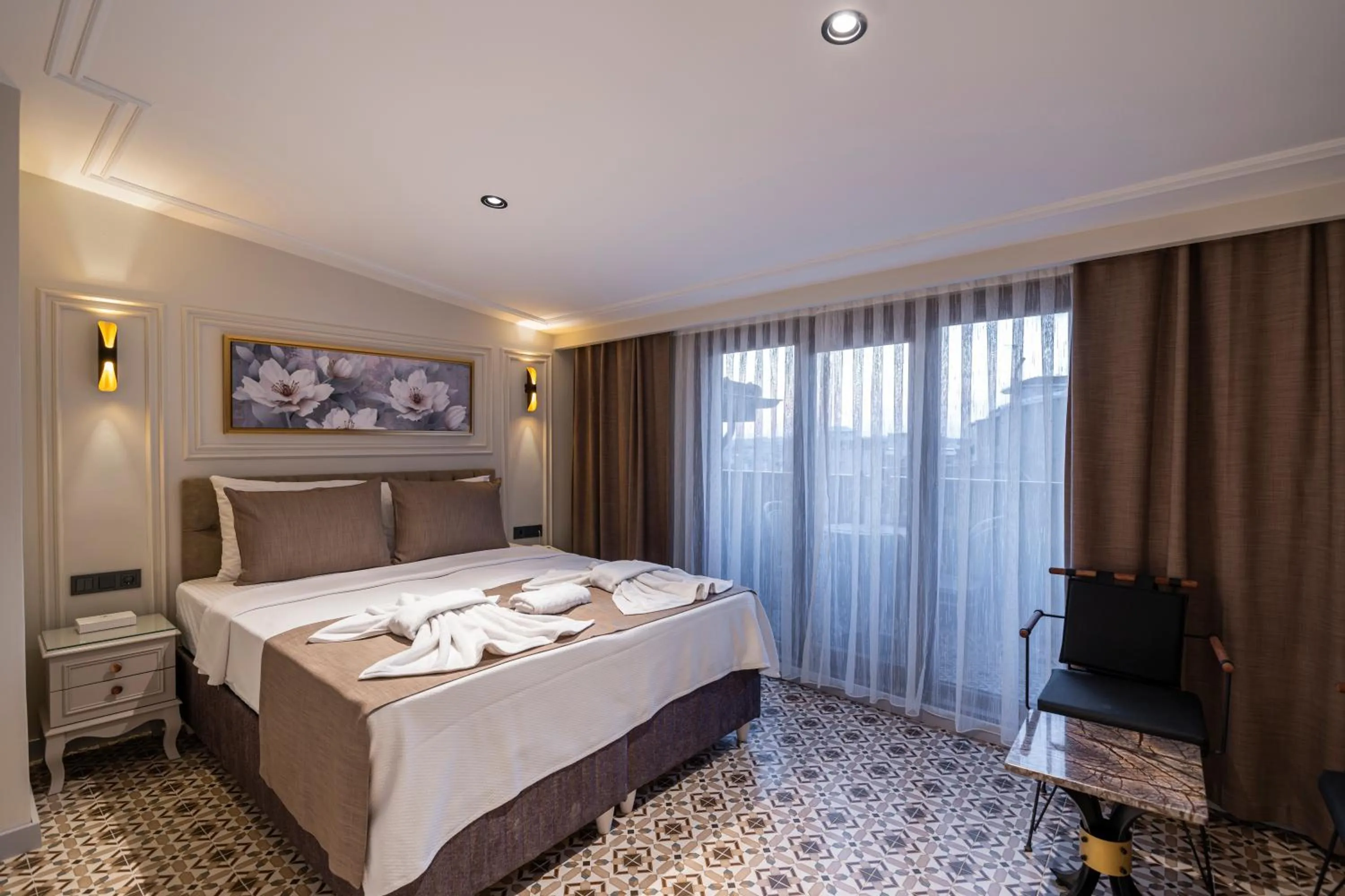 Bed in Pera Luna Premium Hotel