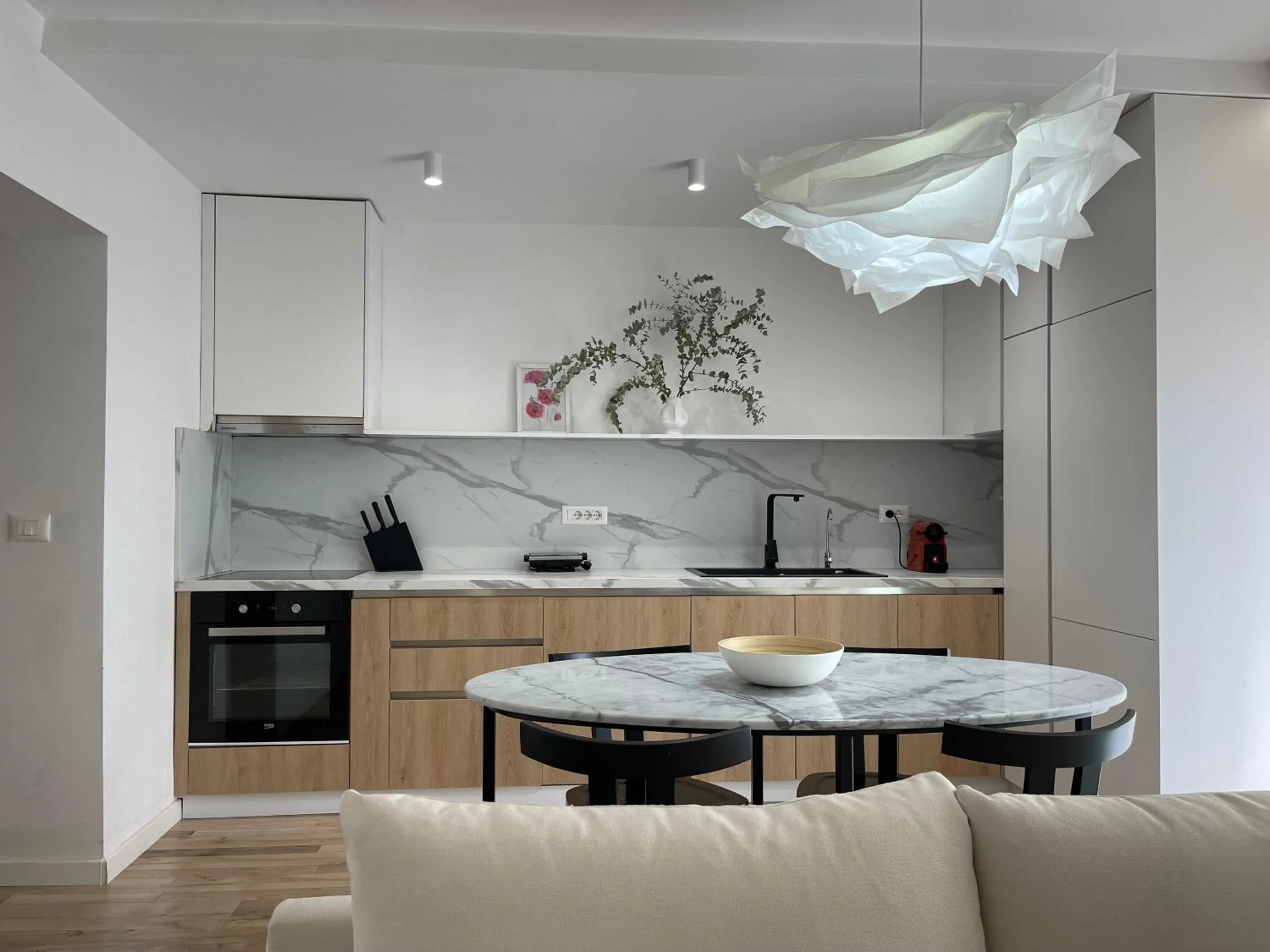 Kitchen or kitchenette in Myslym Shyri's Apartments