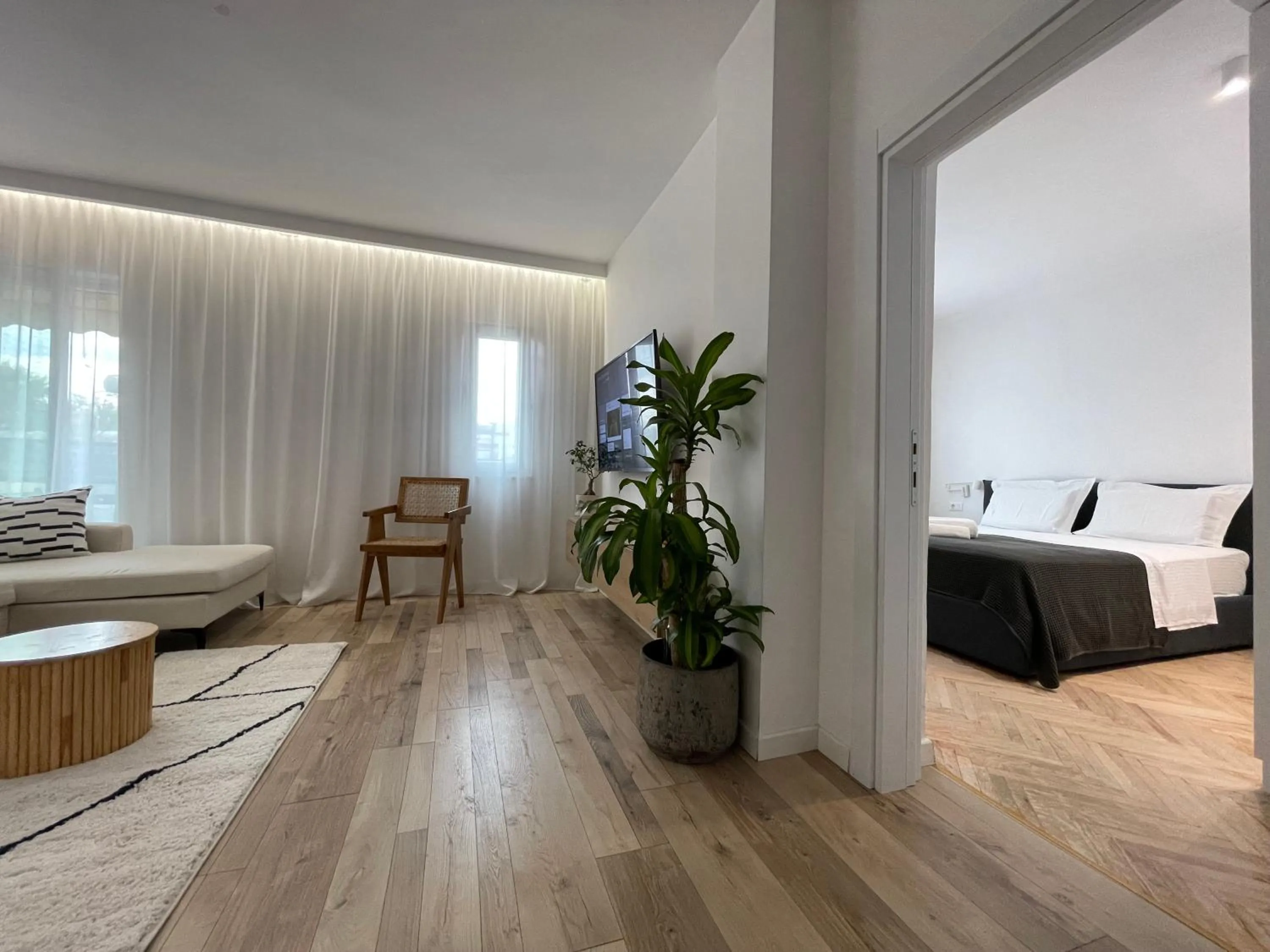 Bed in Myslym Shyri's Apartments