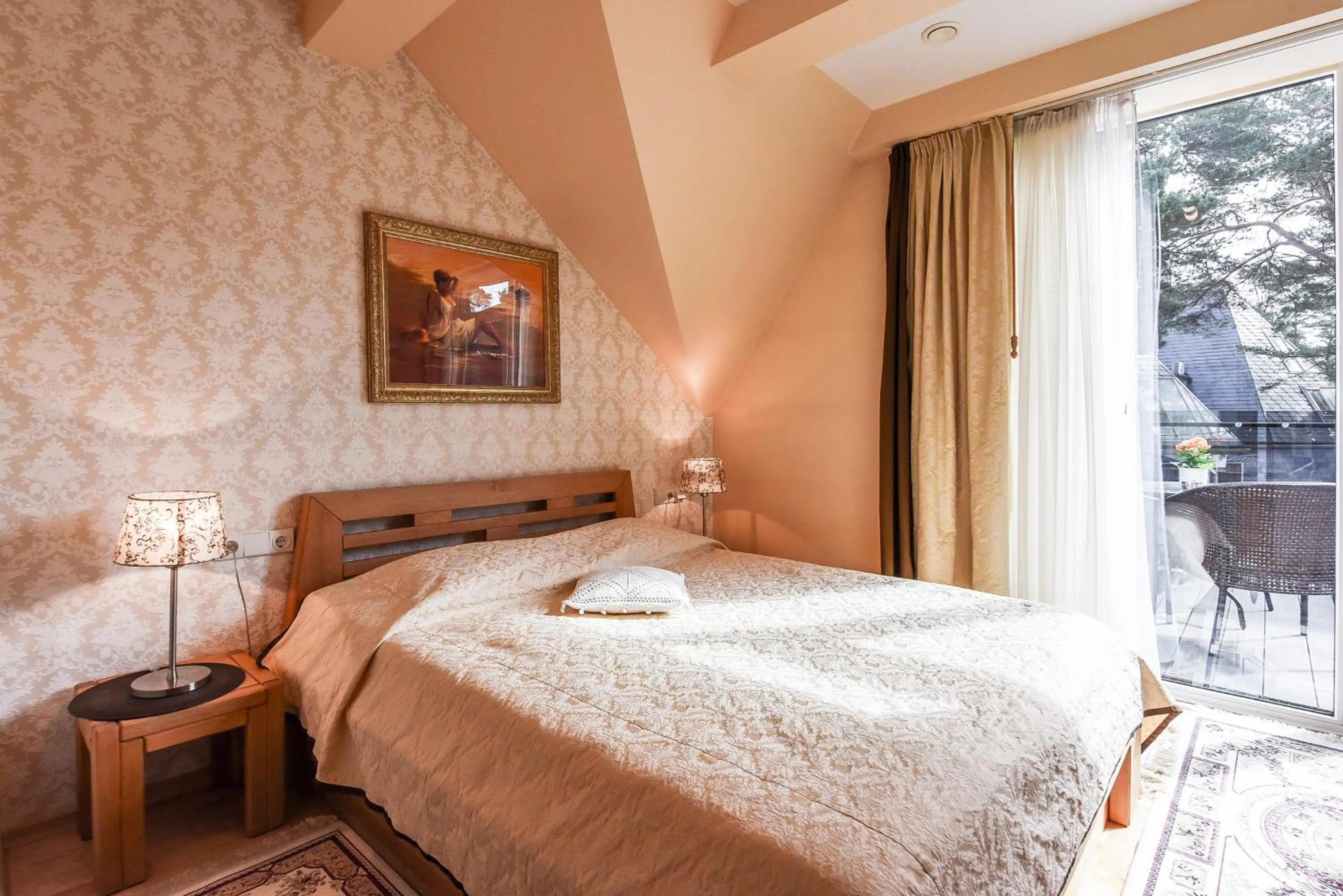 Bedroom, Bed in Saulės Krantas