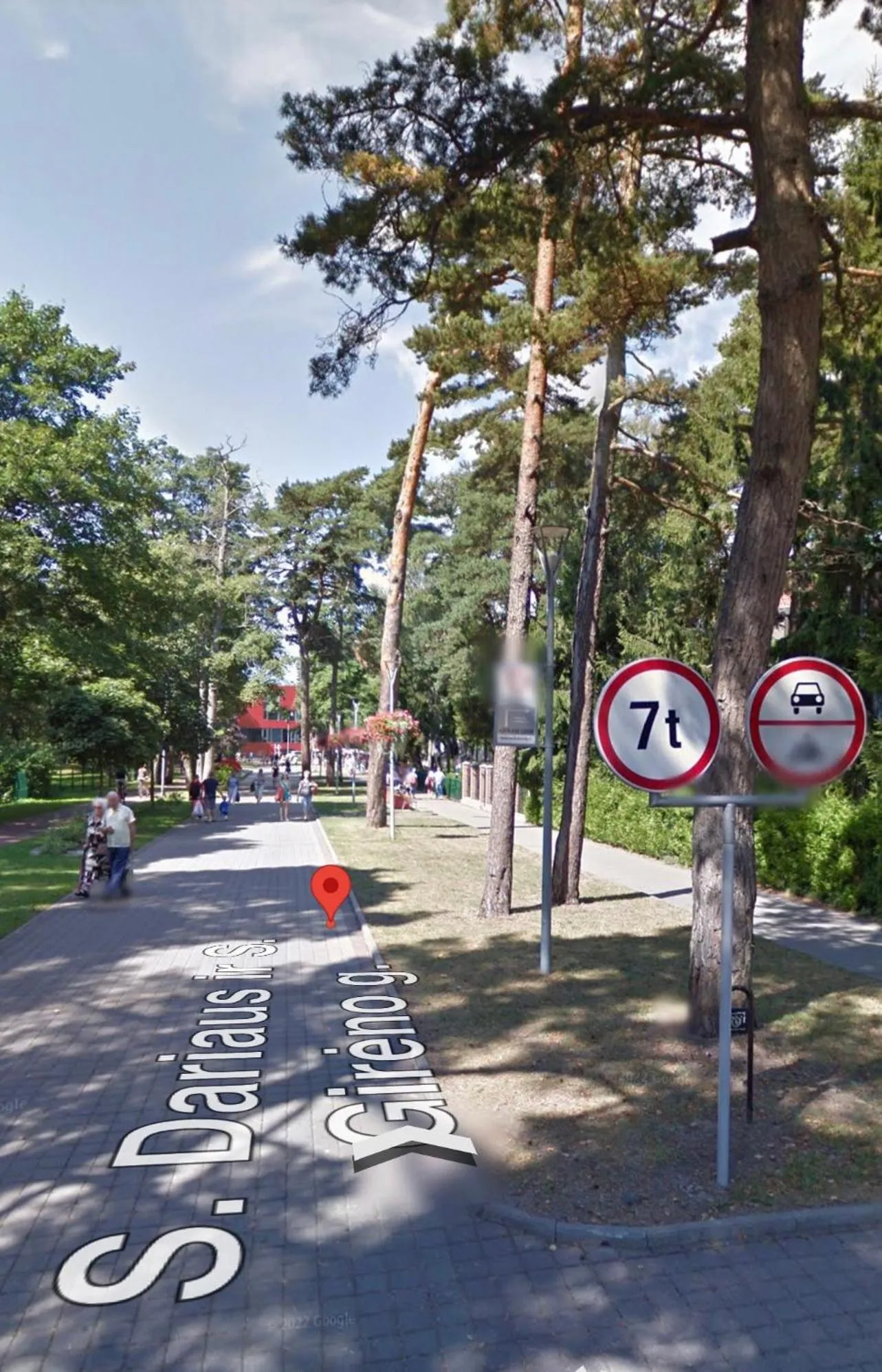 Street view in Saulės Krantas