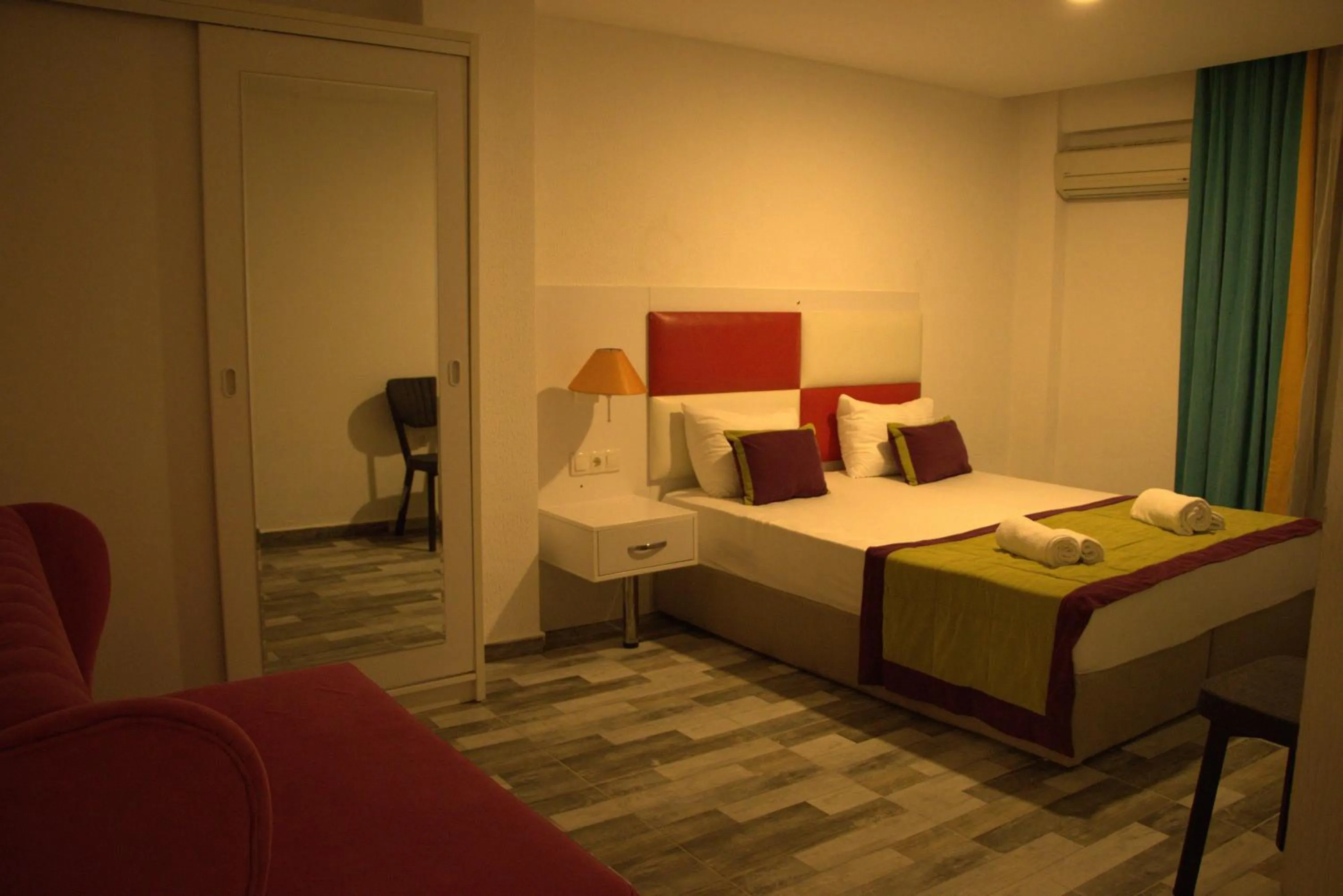 Bed in Orange Owl Hotel