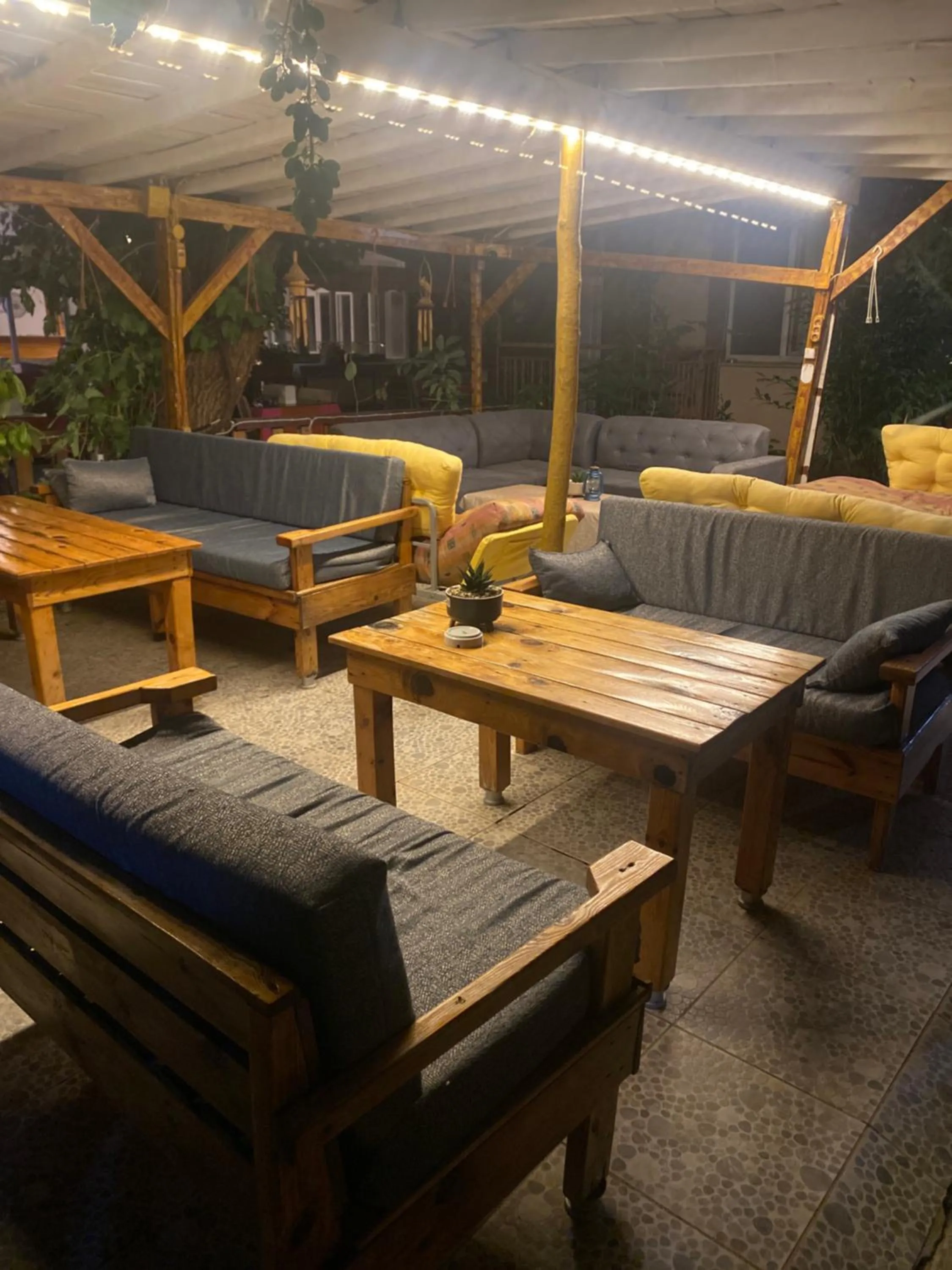 Seating area in Rosemary Pansiyon