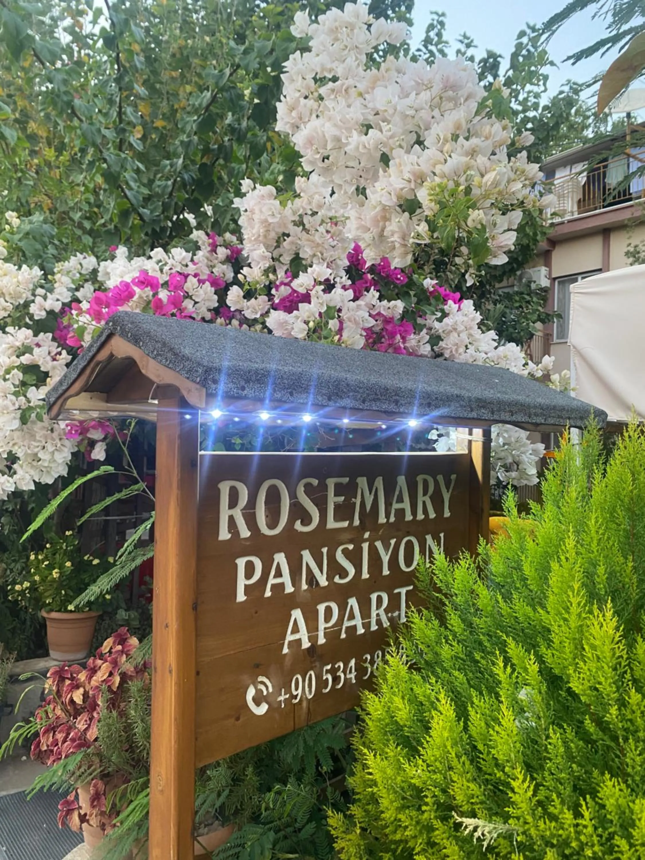 Garden in Rosemary Pansiyon