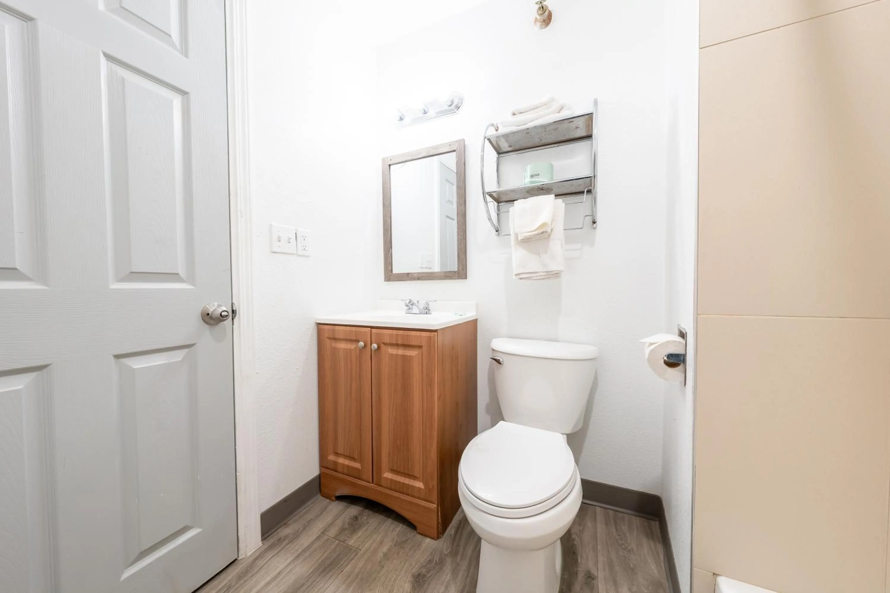 Bathroom in Banfield Studios By OYO Portland OR