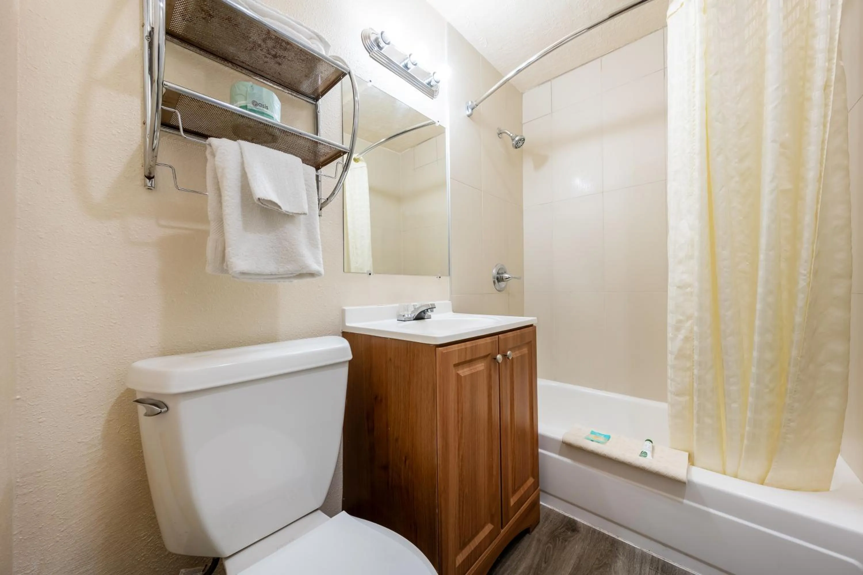 Bathroom in Banfield Studios By OYO Portland OR