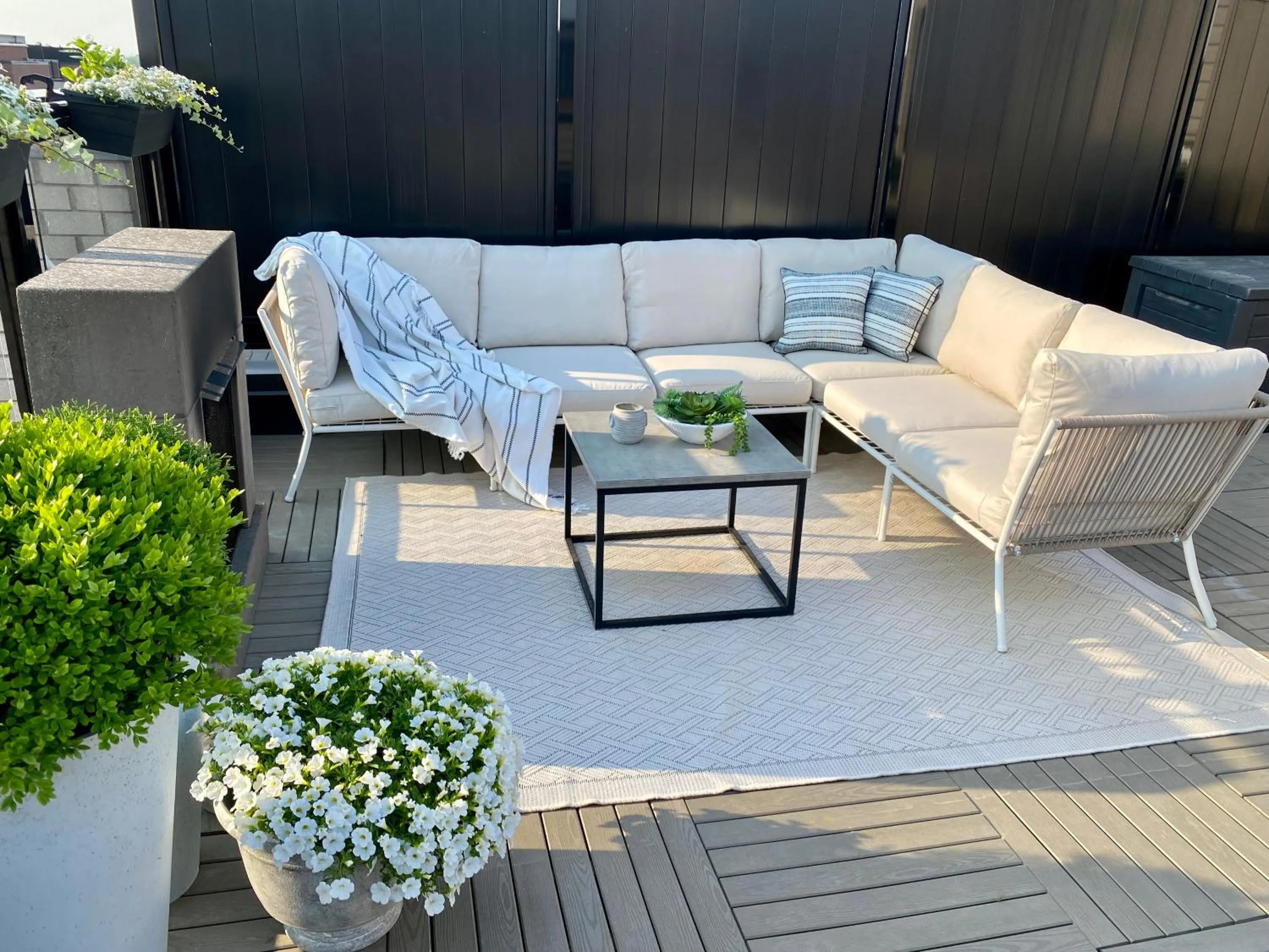 Garden in Modern and Bright Luxury Home Centrally Located in Toronto’s GTA