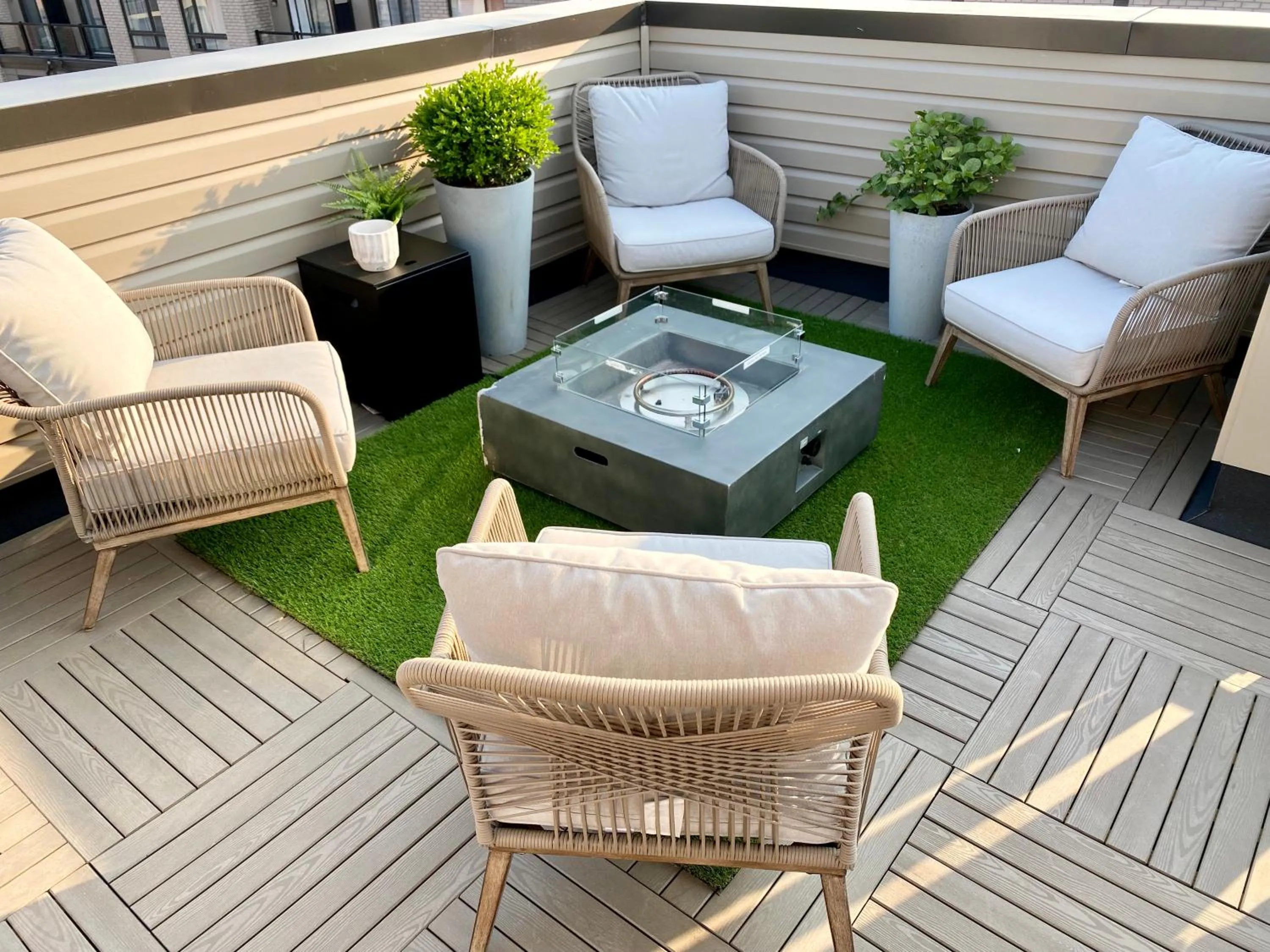 Garden in Modern and Bright Luxury Home Centrally Located in Toronto’s GTA