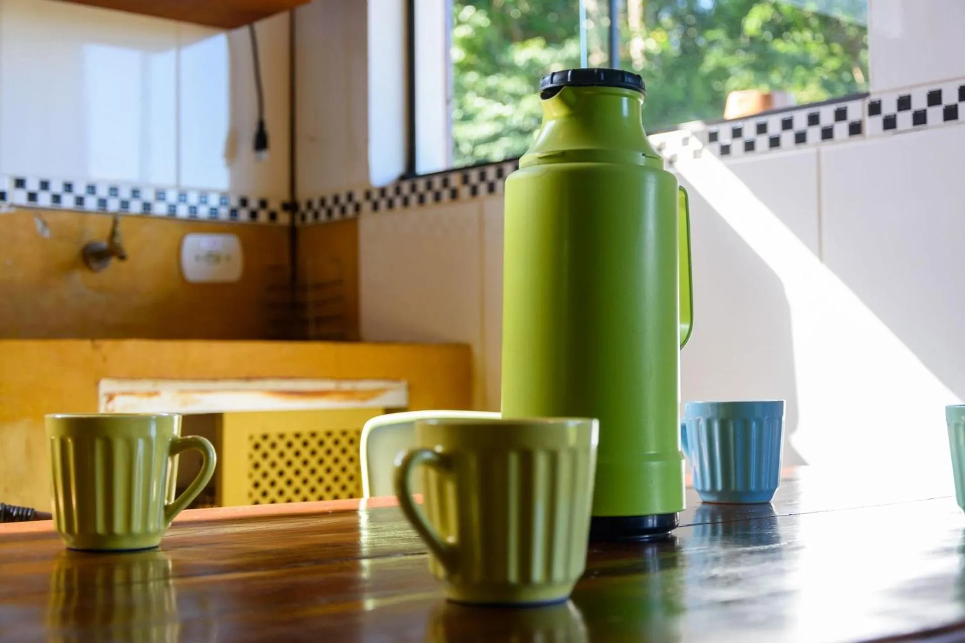 Kitchen or kitchenette in Chalés Yababali Lagoinha