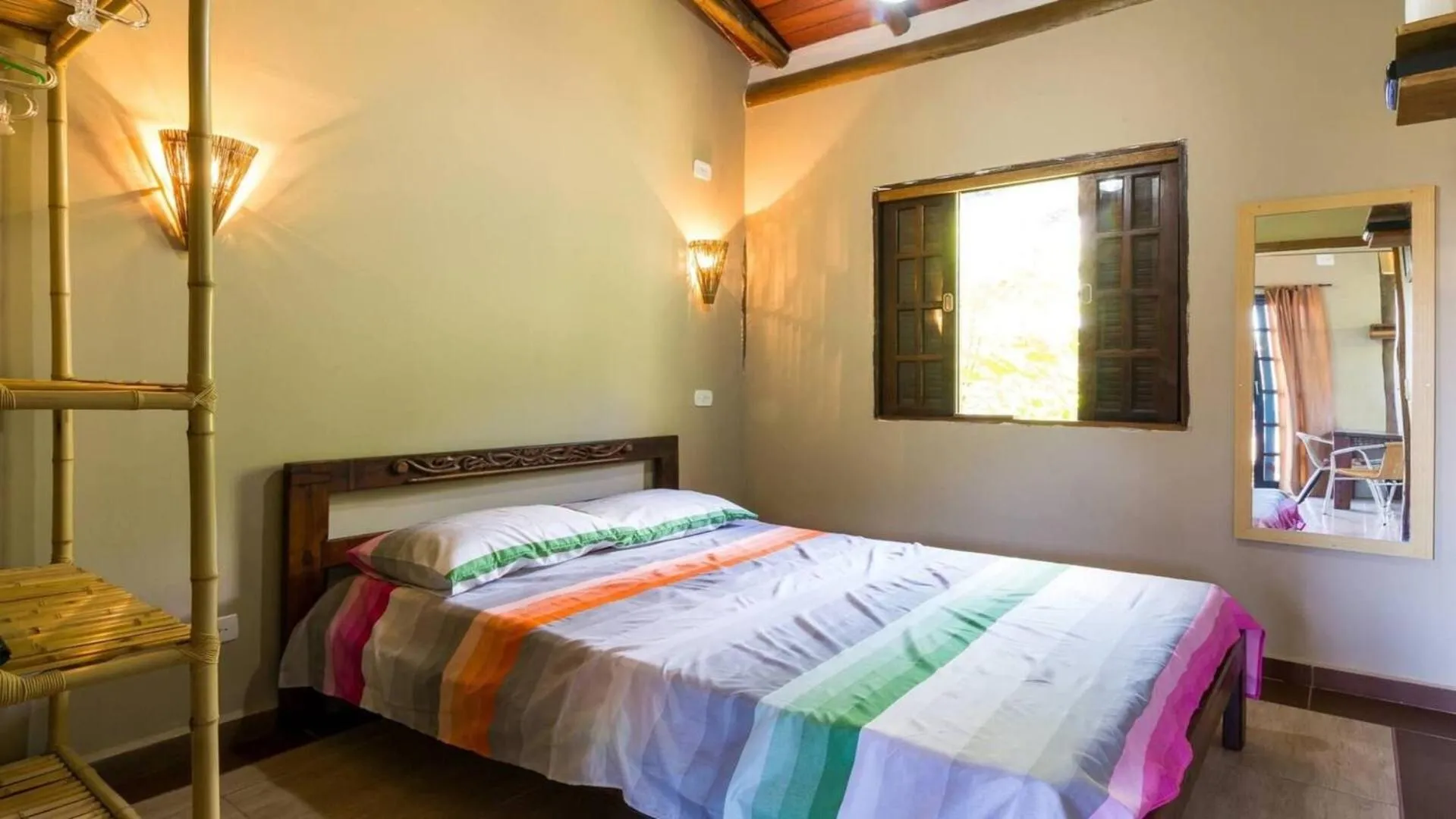 Bedroom, Bed in Chalés Yababali Lagoinha