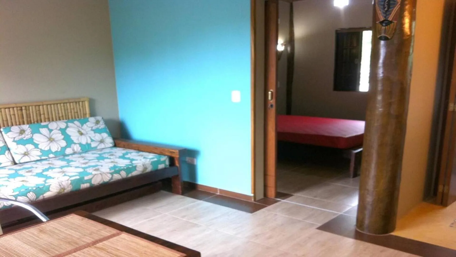 Seating area, Bed in Chalés Yababali Lagoinha