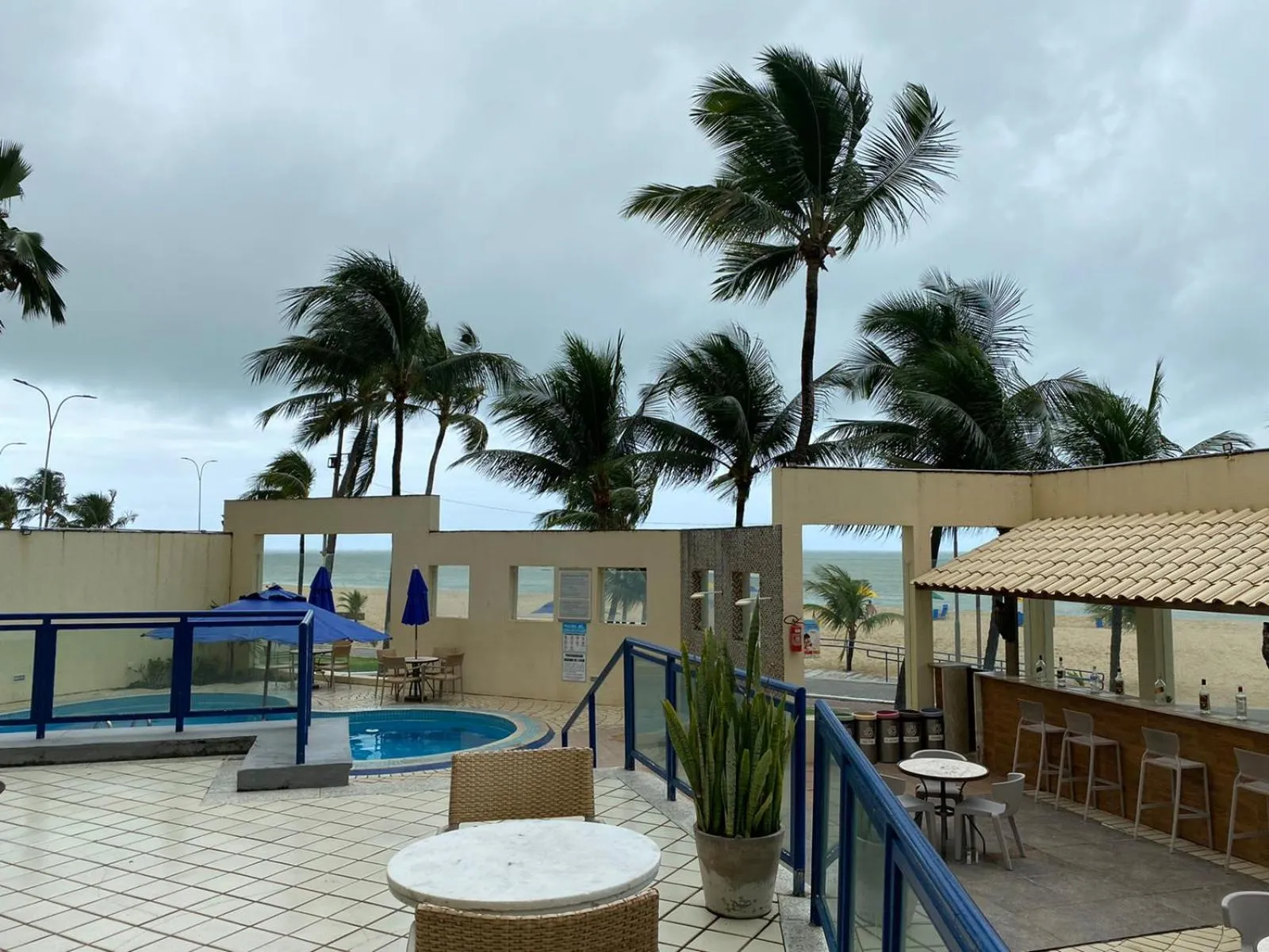 Pool view in Flat Beira Mar Piedade