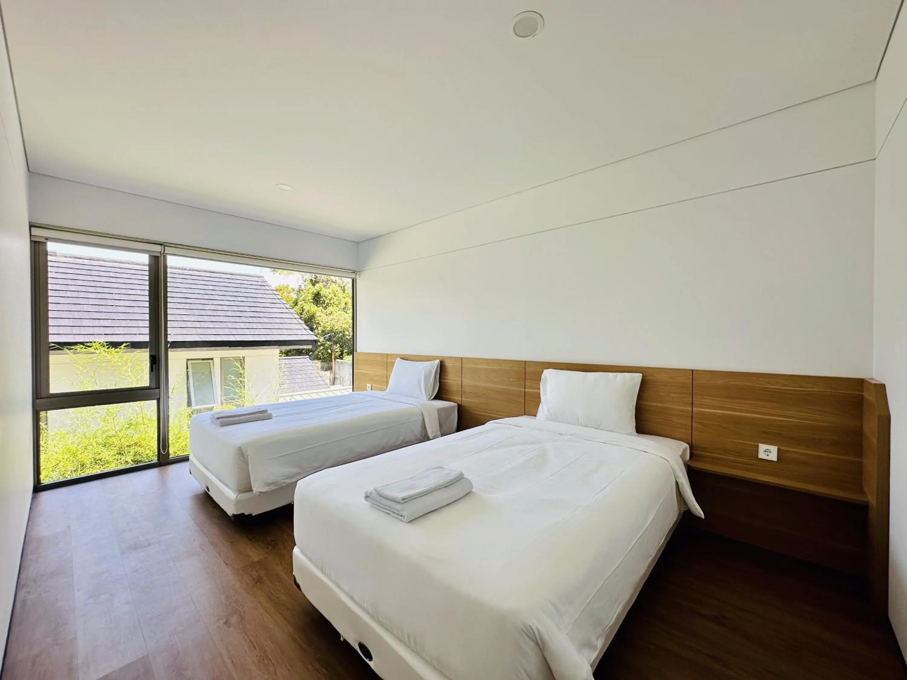 Bedroom, Bed in Bungalow Homes