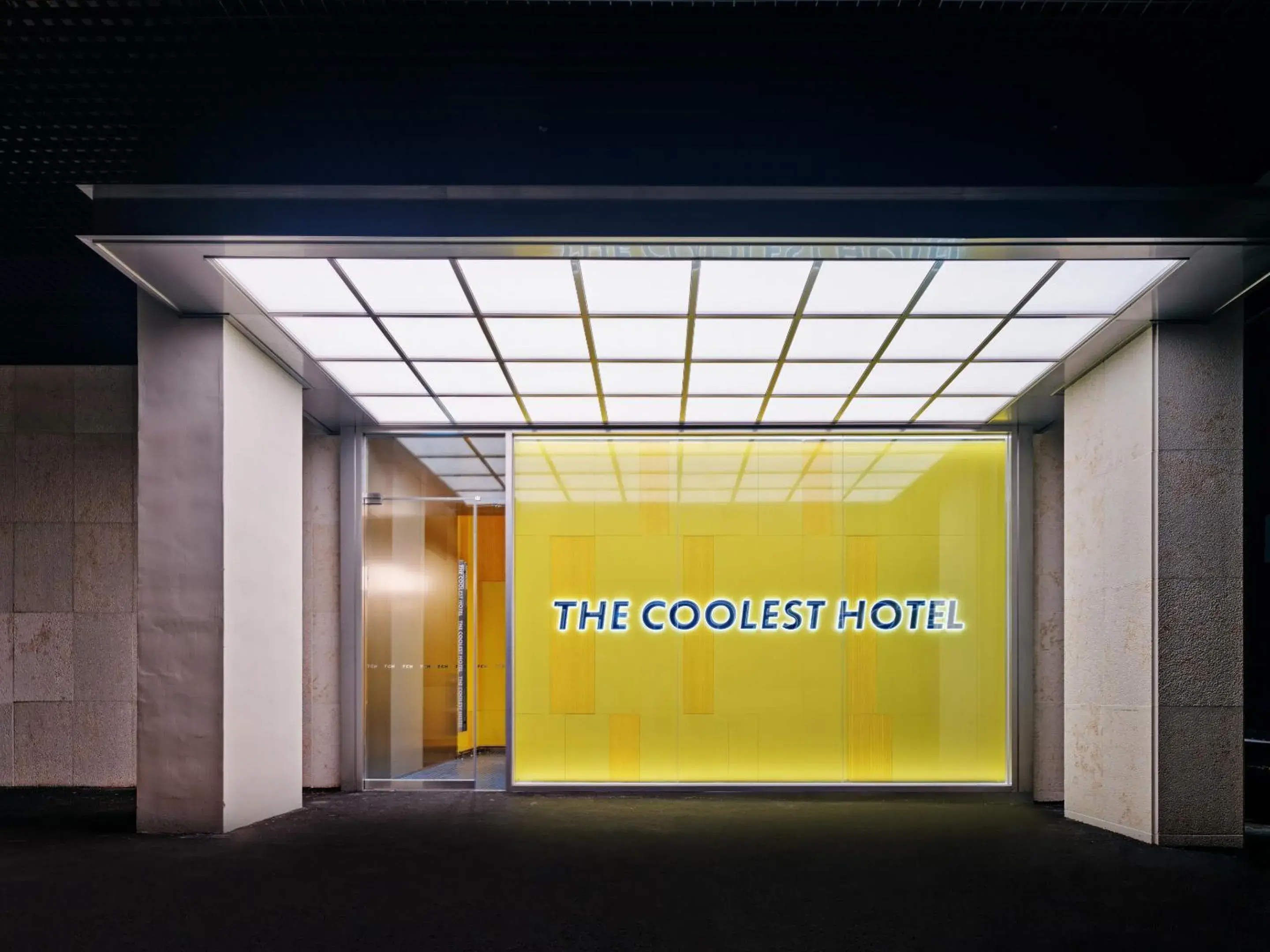Facade/entrance in The Coolest Hotel Facade/entrance in The Coolest Hotel