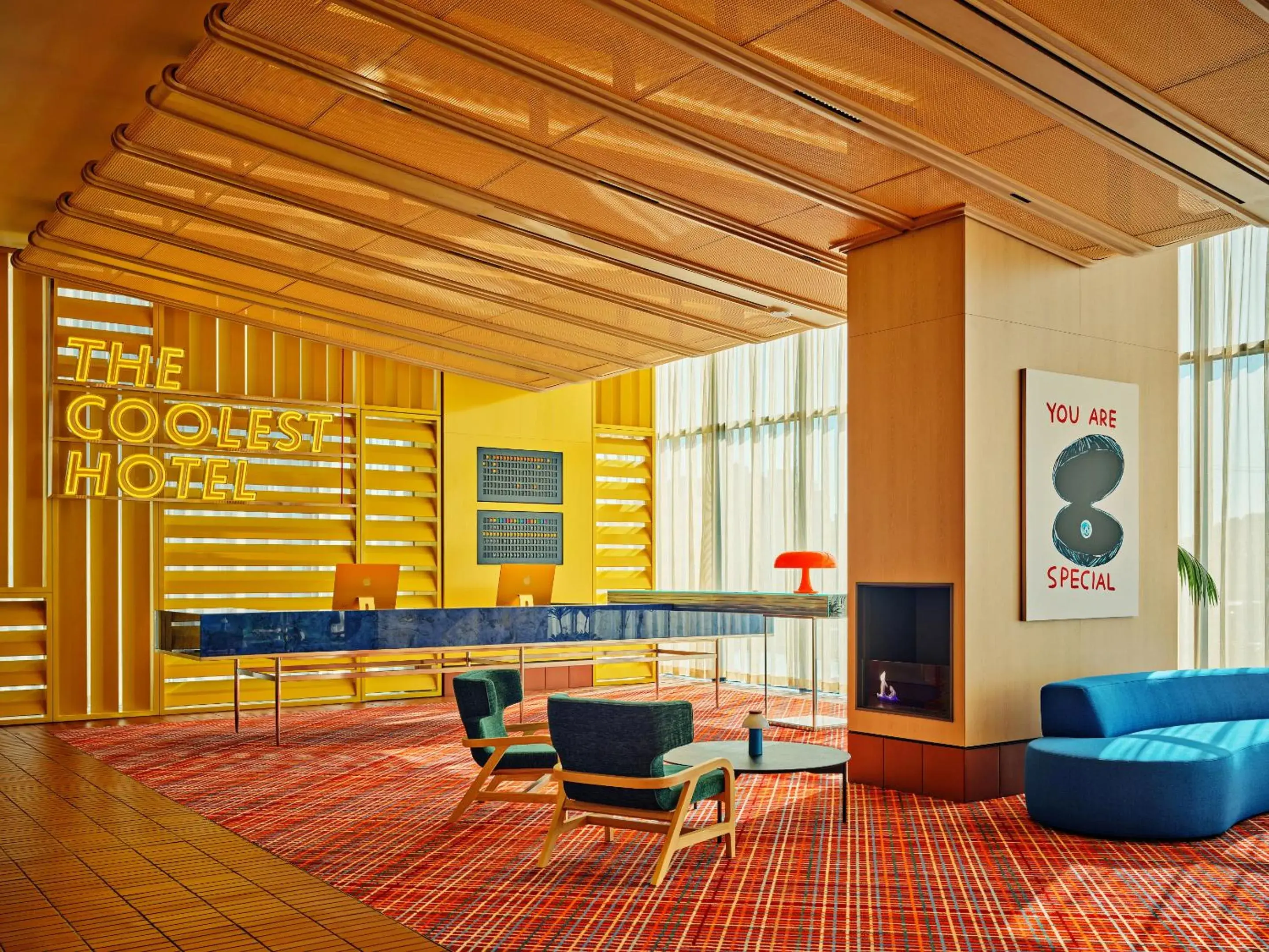 Lobby or reception in The Coolest Hotel Lobby or reception in The Coolest Hotel