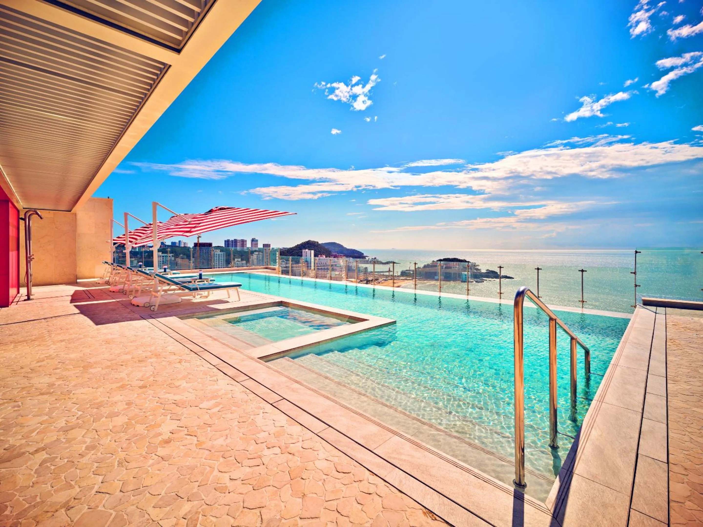 Pool view in The Coolest Hotel