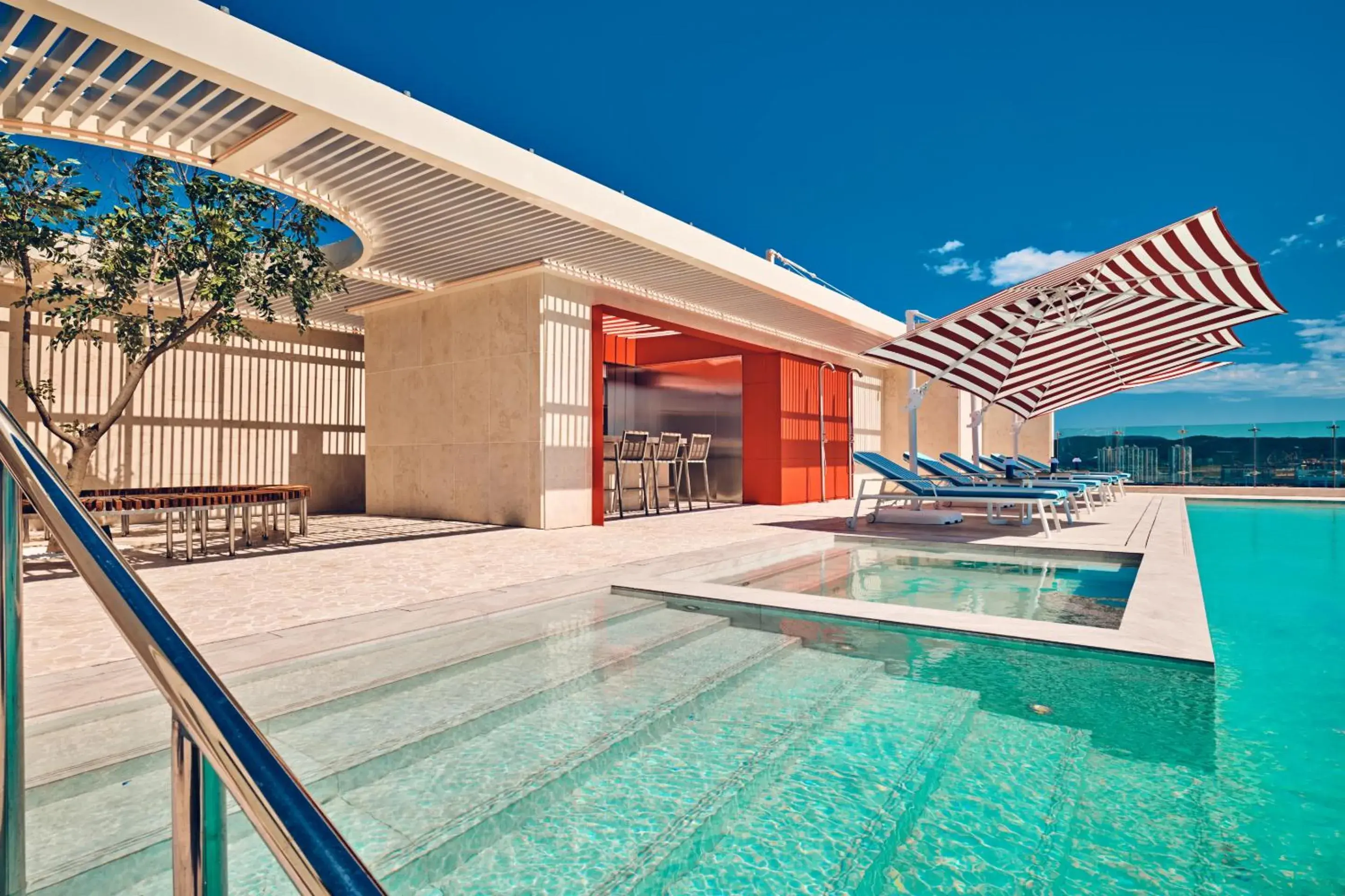 Swimming pool in The Coolest Hotel Swimming pool in The Coolest Hotel