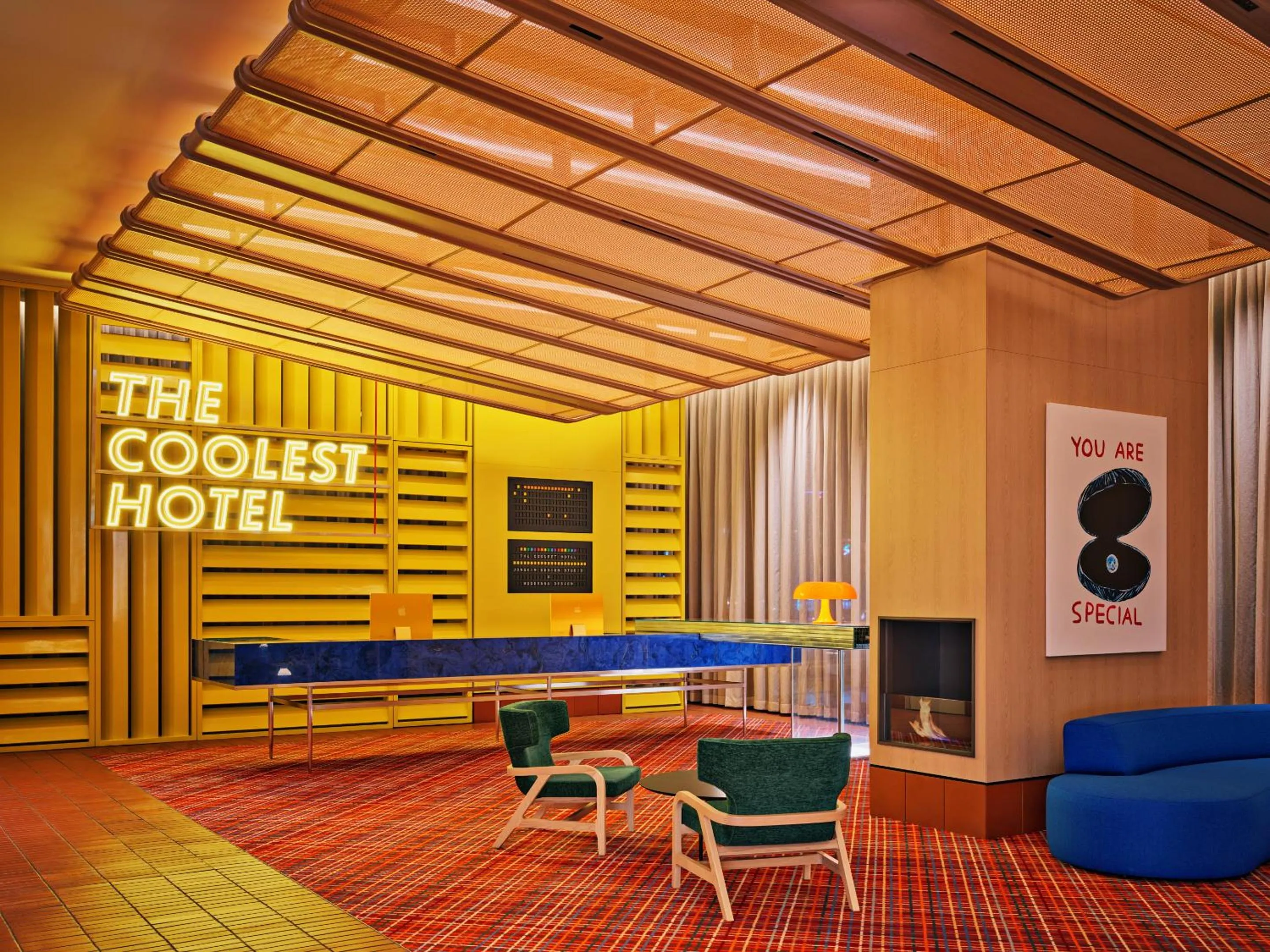 Lobby or reception in The Coolest Hotel