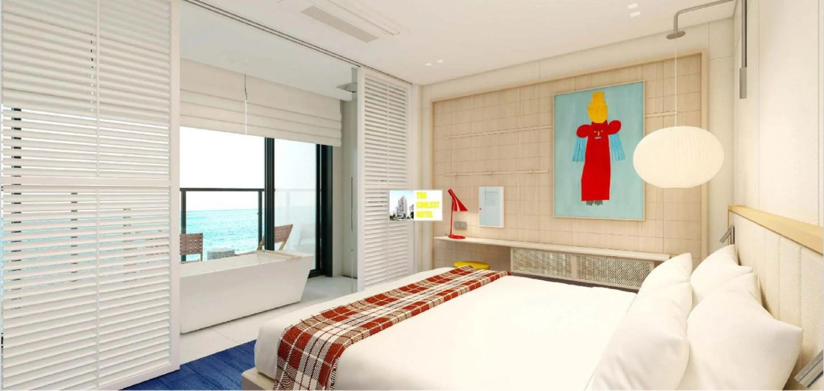 Bed in The Coolest Hotel