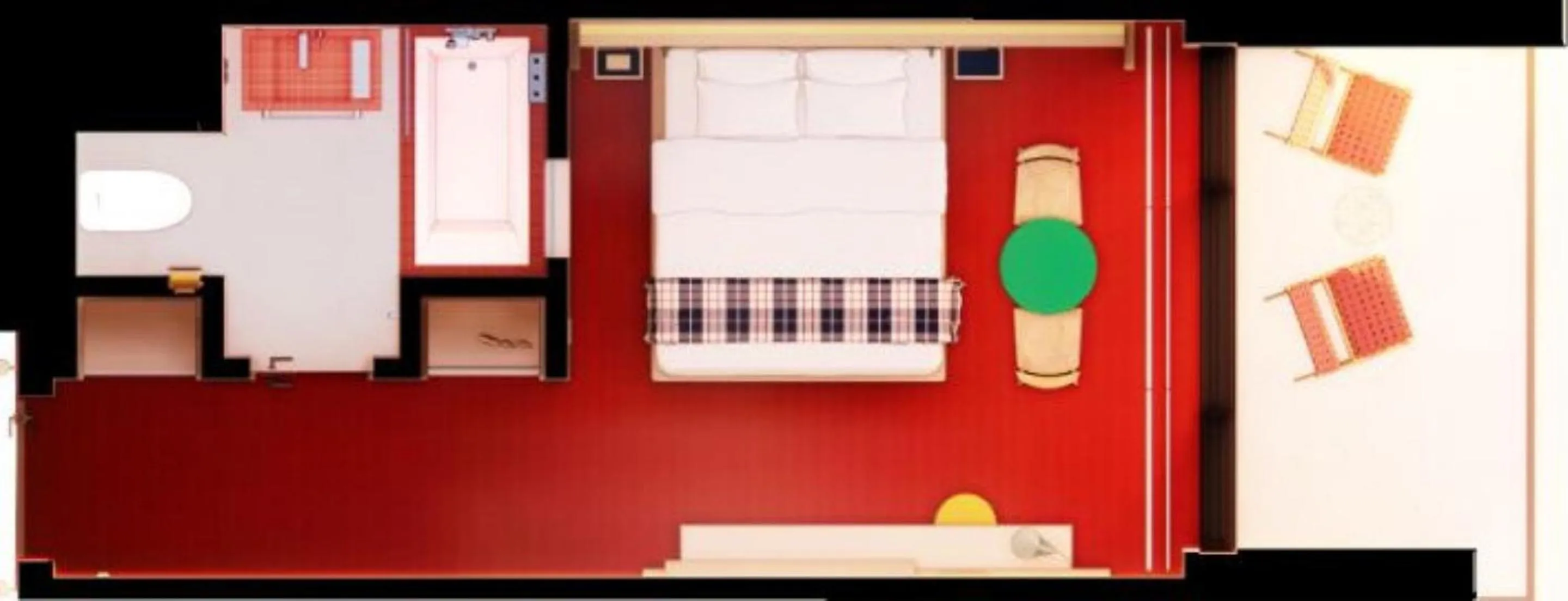 Floor plan in The Coolest Hotel