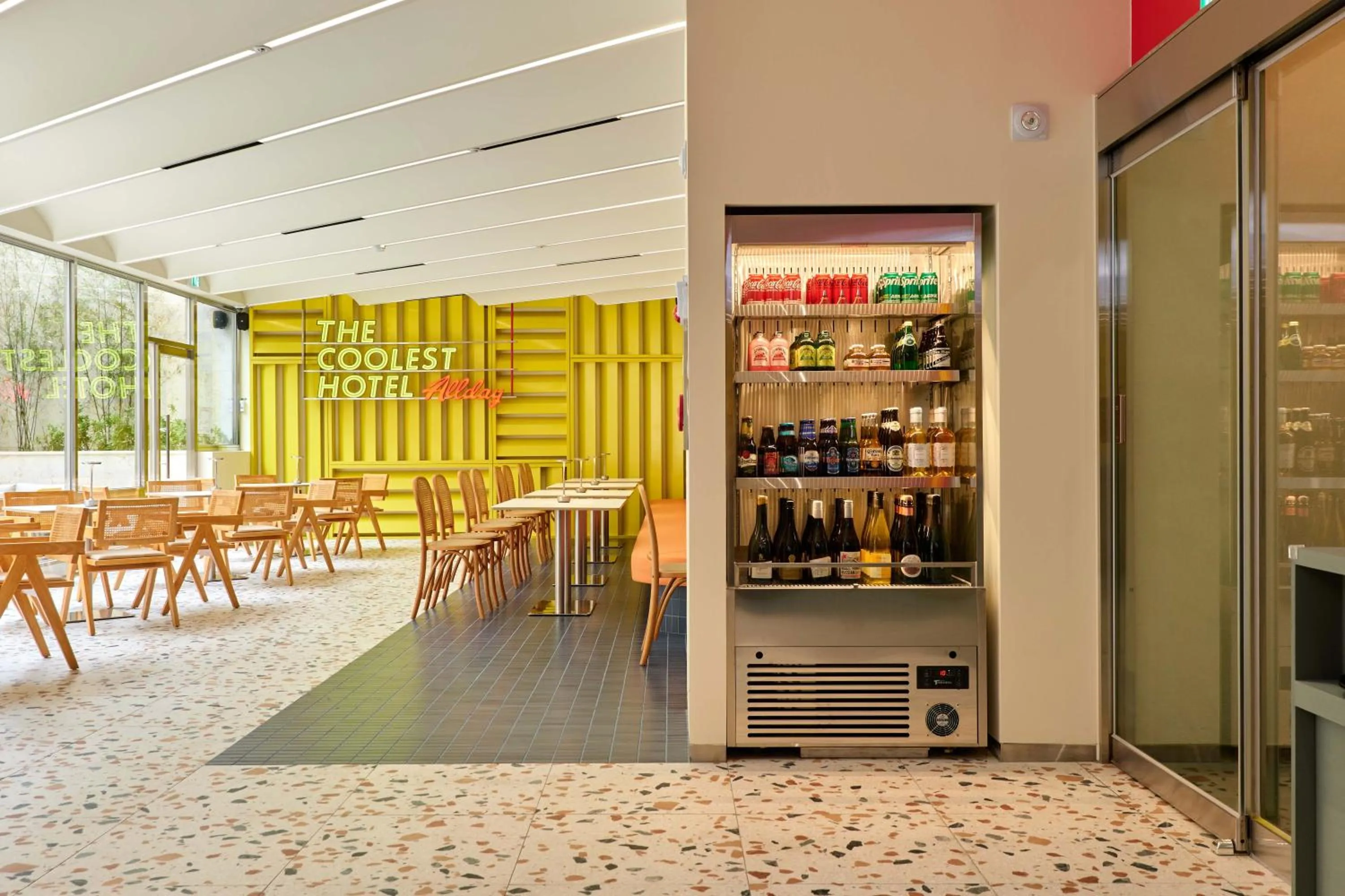 Restaurant/places to eat in The Coolest Hotel