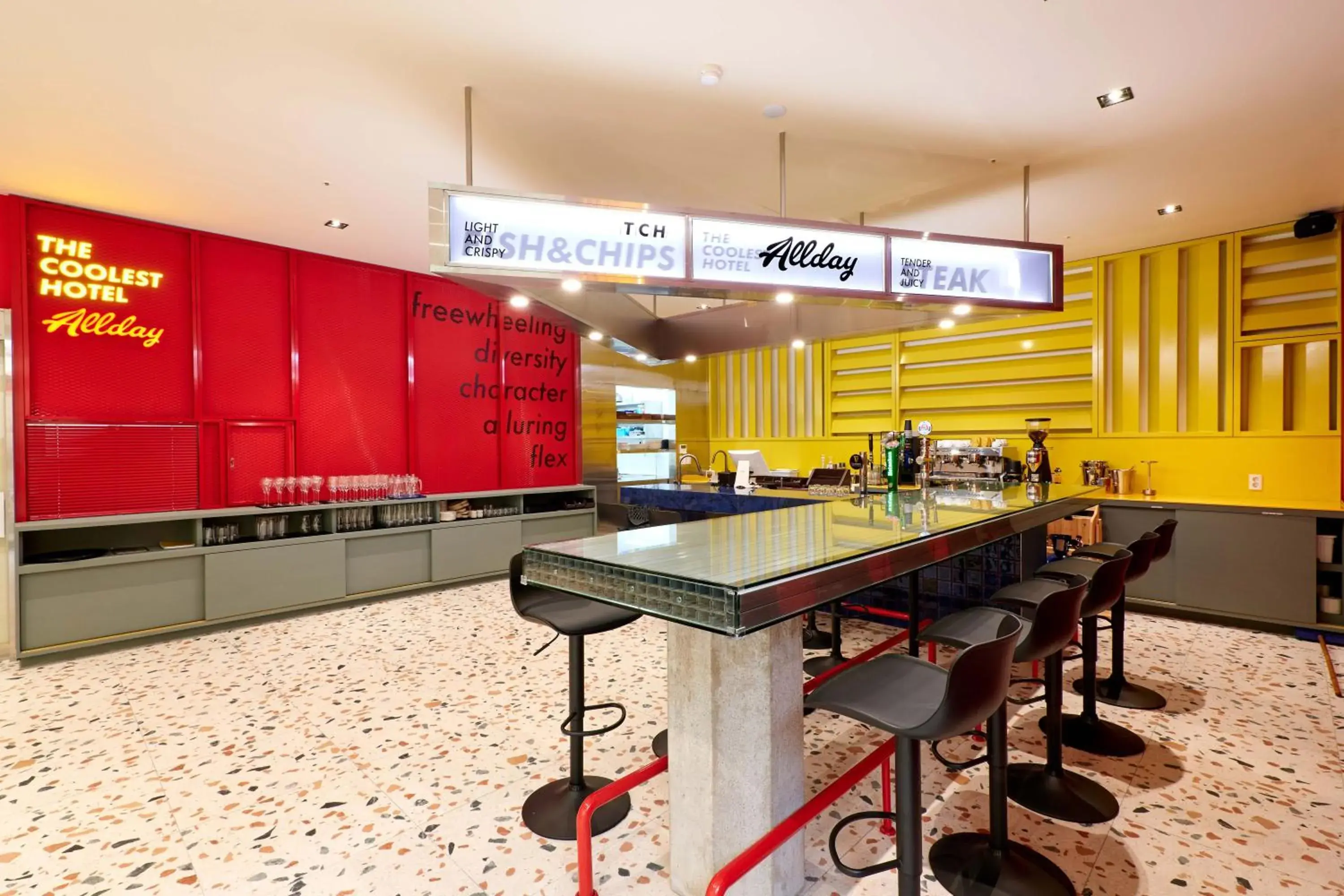 Restaurant/places to eat in The Coolest Hotel Restaurant/places to eat in The Coolest Hotel