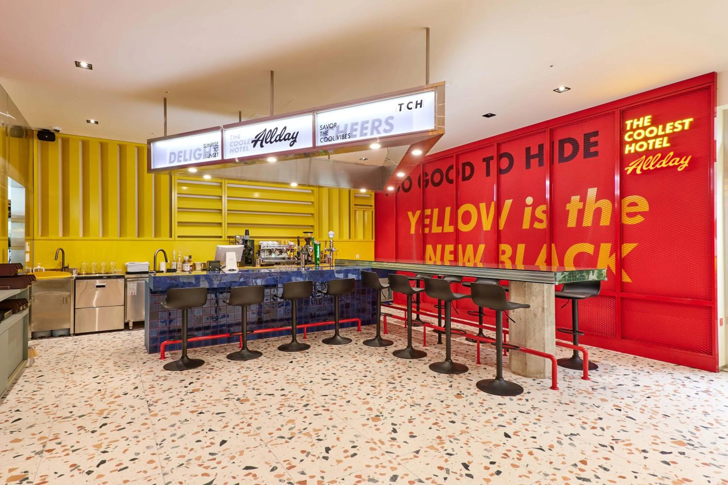 Restaurant/places to eat in The Coolest Hotel