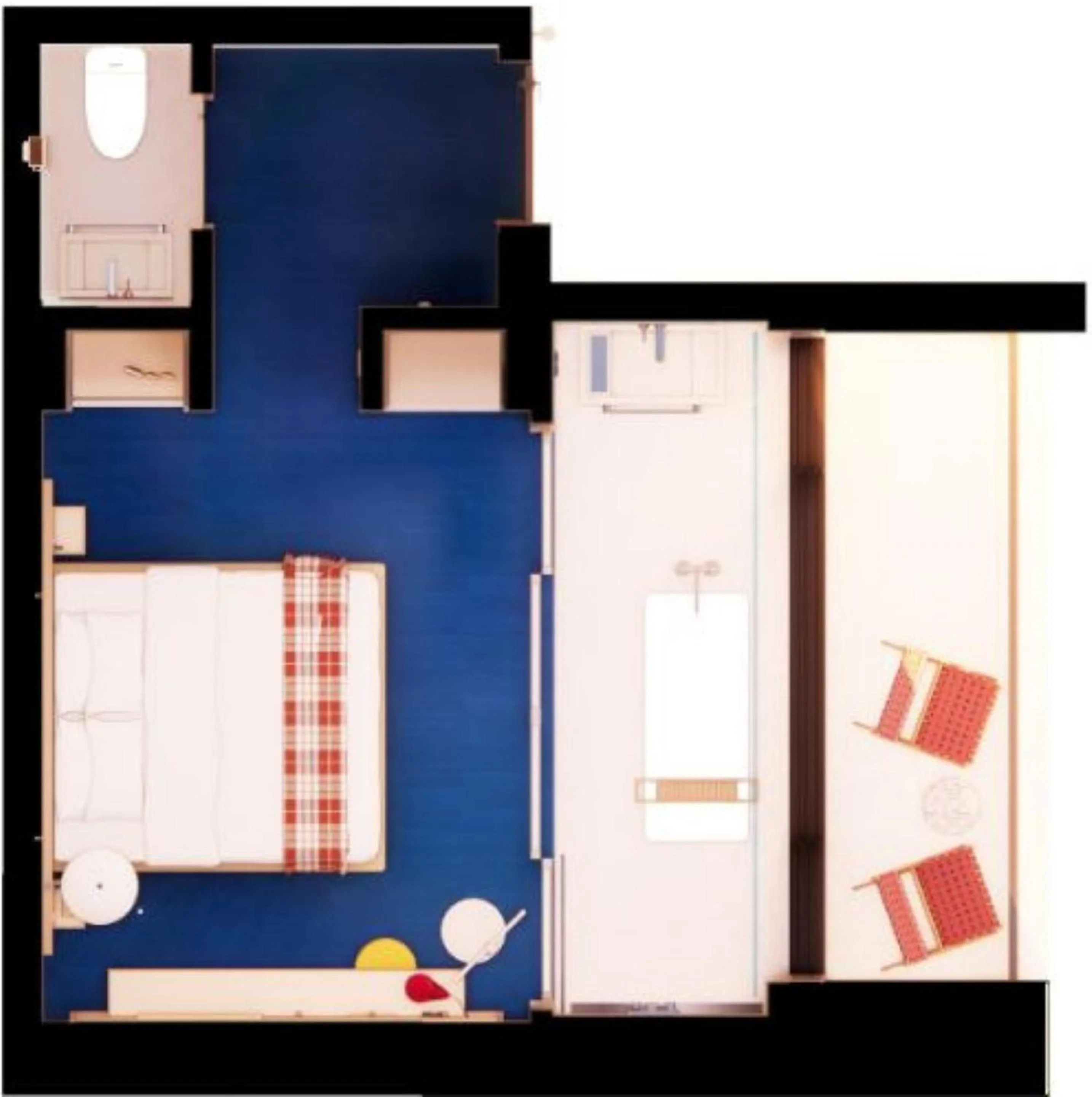 Floor plan in The Coolest Hotel