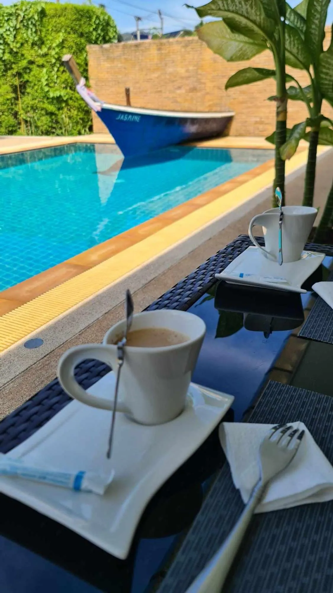 Continental breakfast in Jasmine Village