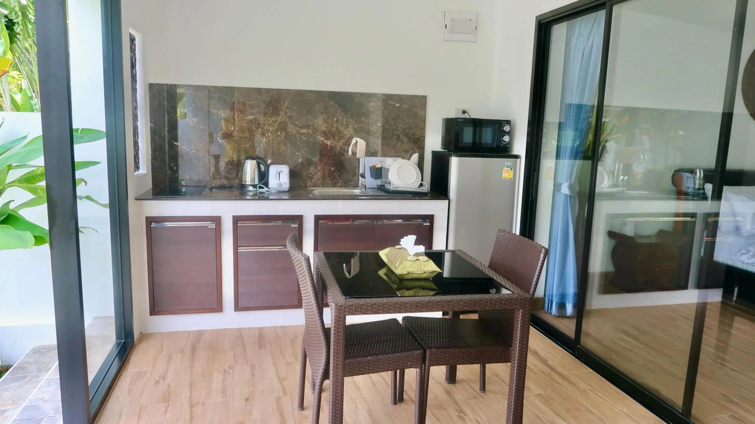 Dining area in Jasmine Village