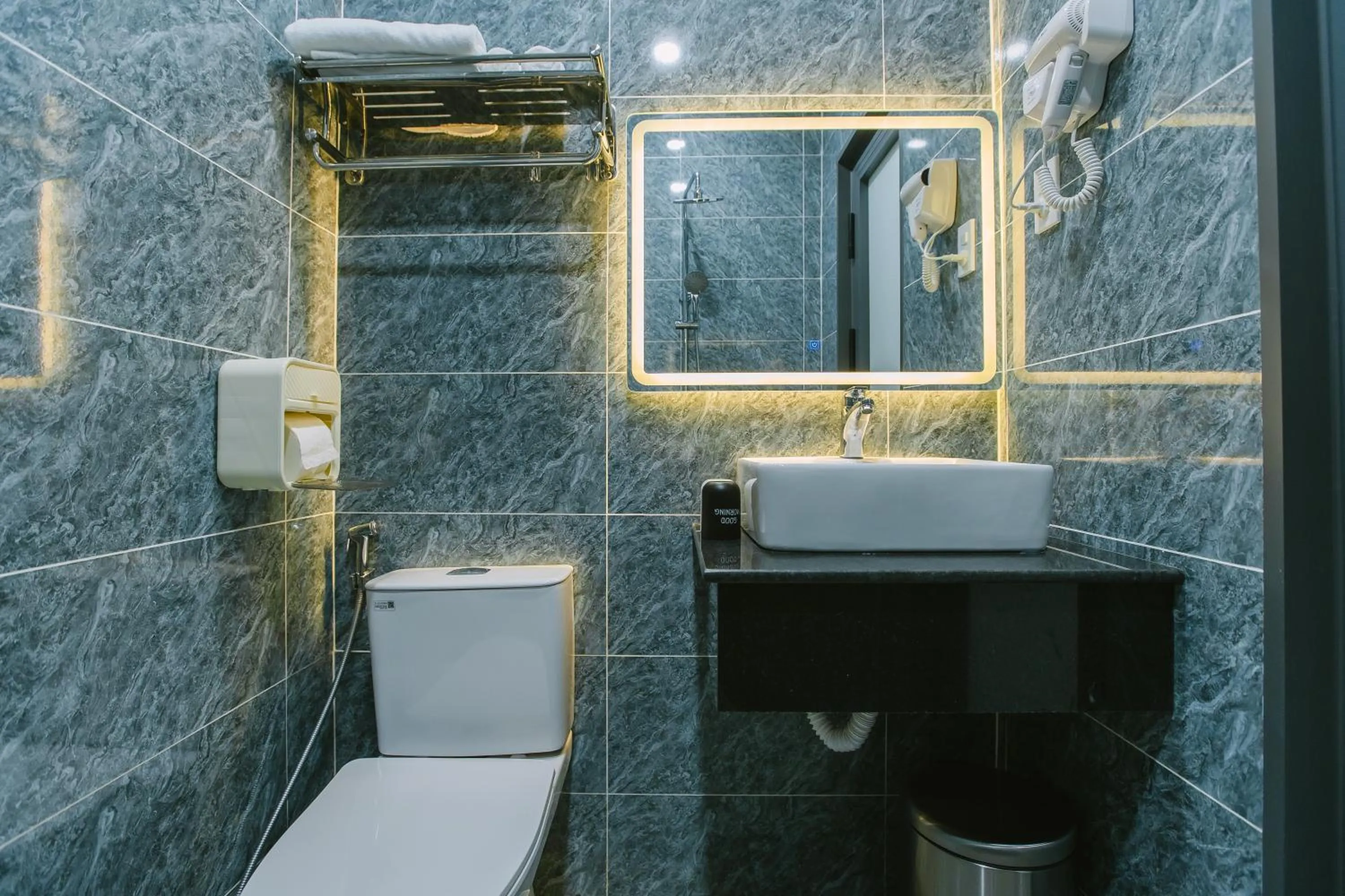 Bathroom in Peony Hotel