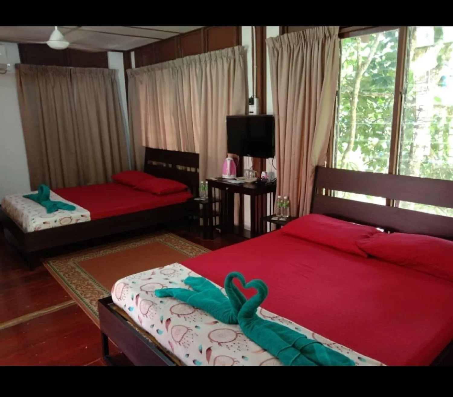 Bed in D'Impiana Riverview Chalet # Lenggong